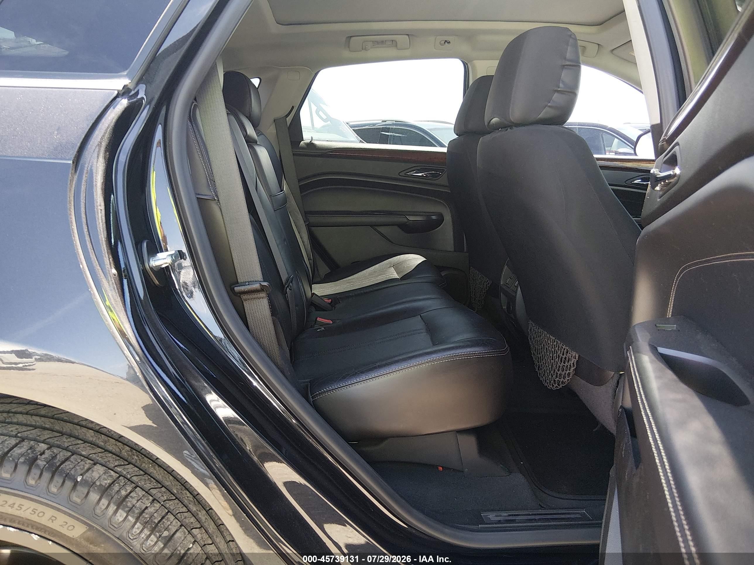 2012 Cadillac Srx Performance Collection Black vin: 3GYFNEE37C2512146