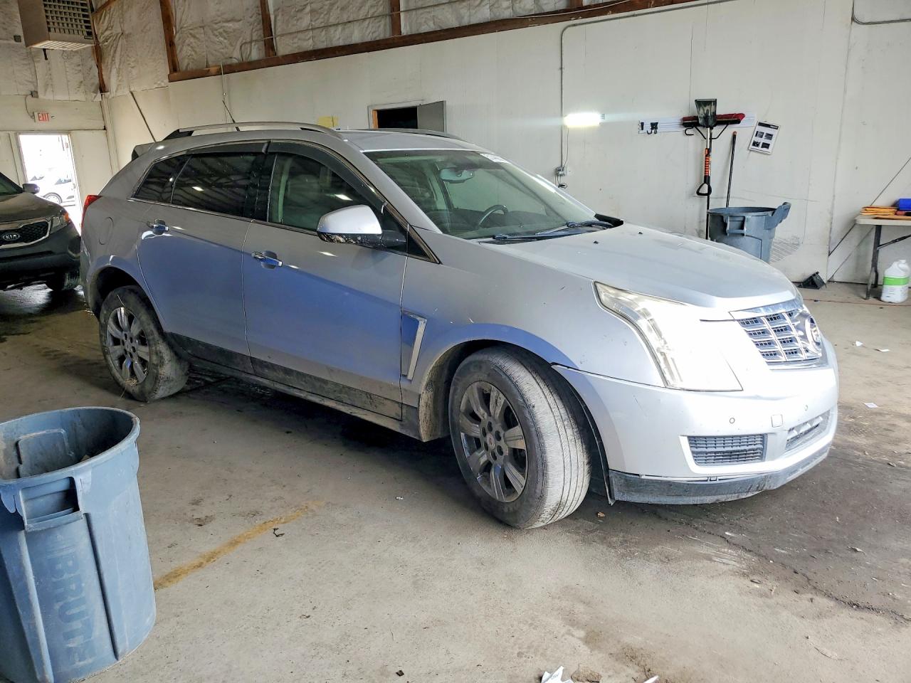2014 Cadillac Srx Luxury Collection Silver vin: 3GYFNEE37ES532884