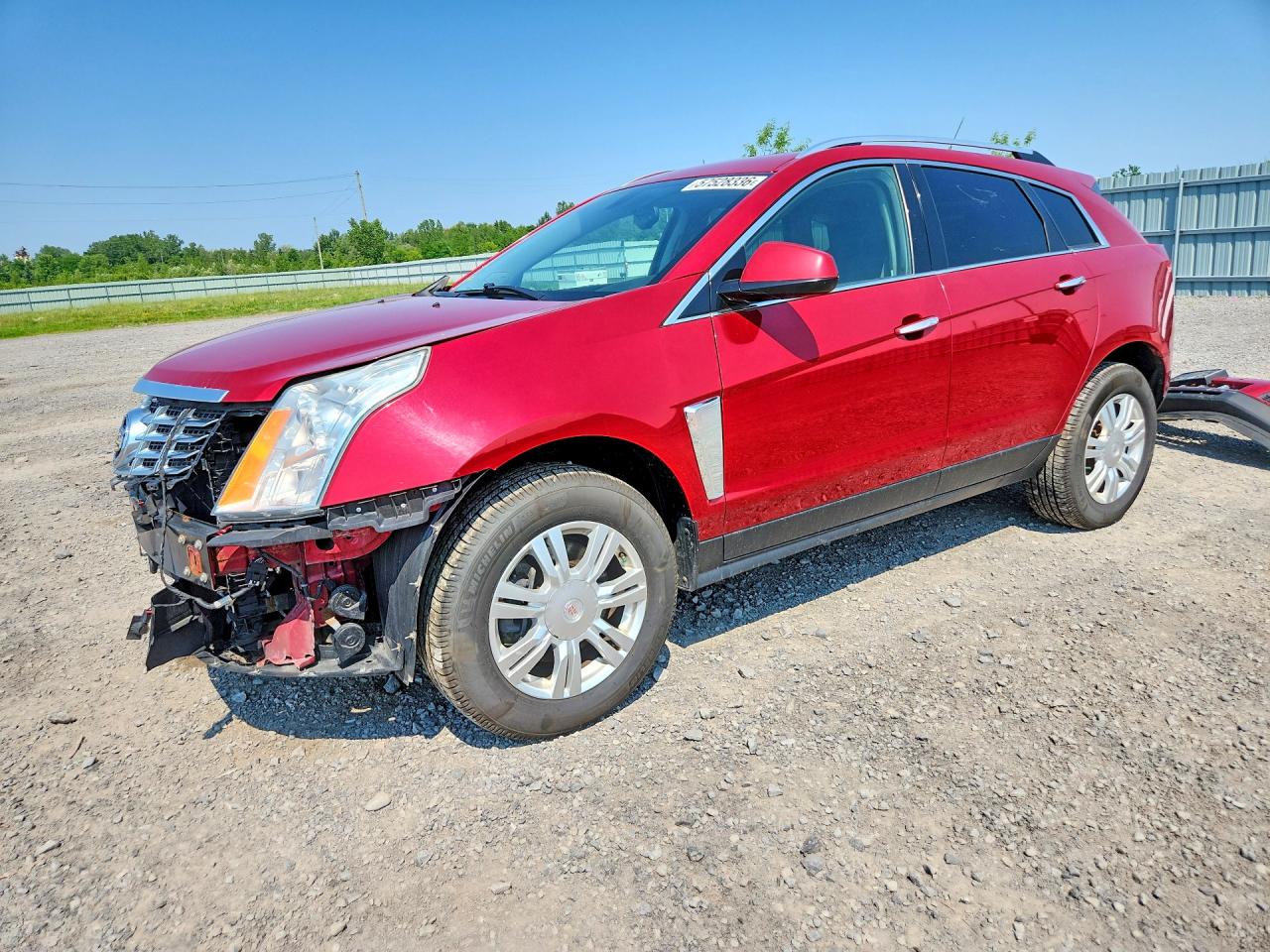 2014 Cadillac Srx Luxury Collection Red vin: 3GYFNEE37ES684566