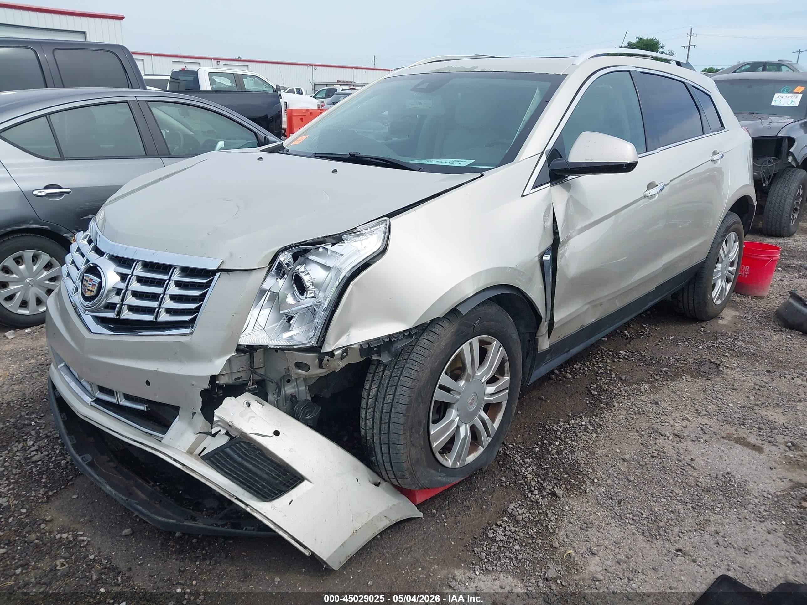 2014 Cadillac Srx Luxury Collection Tan vin: 3GYFNEE37ES687659