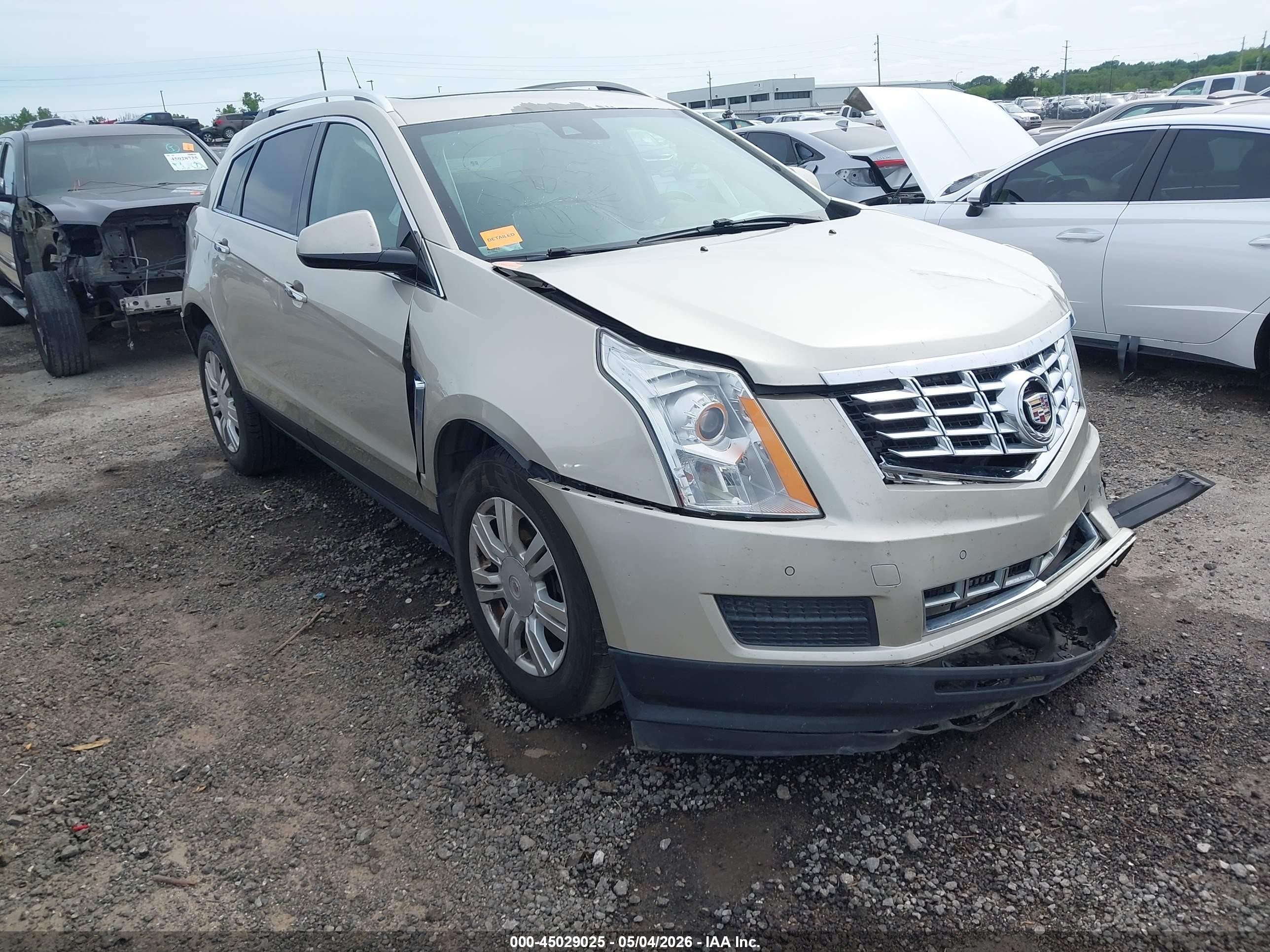 2014 Cadillac Srx Luxury Collection Tan vin: 3GYFNEE37ES687659