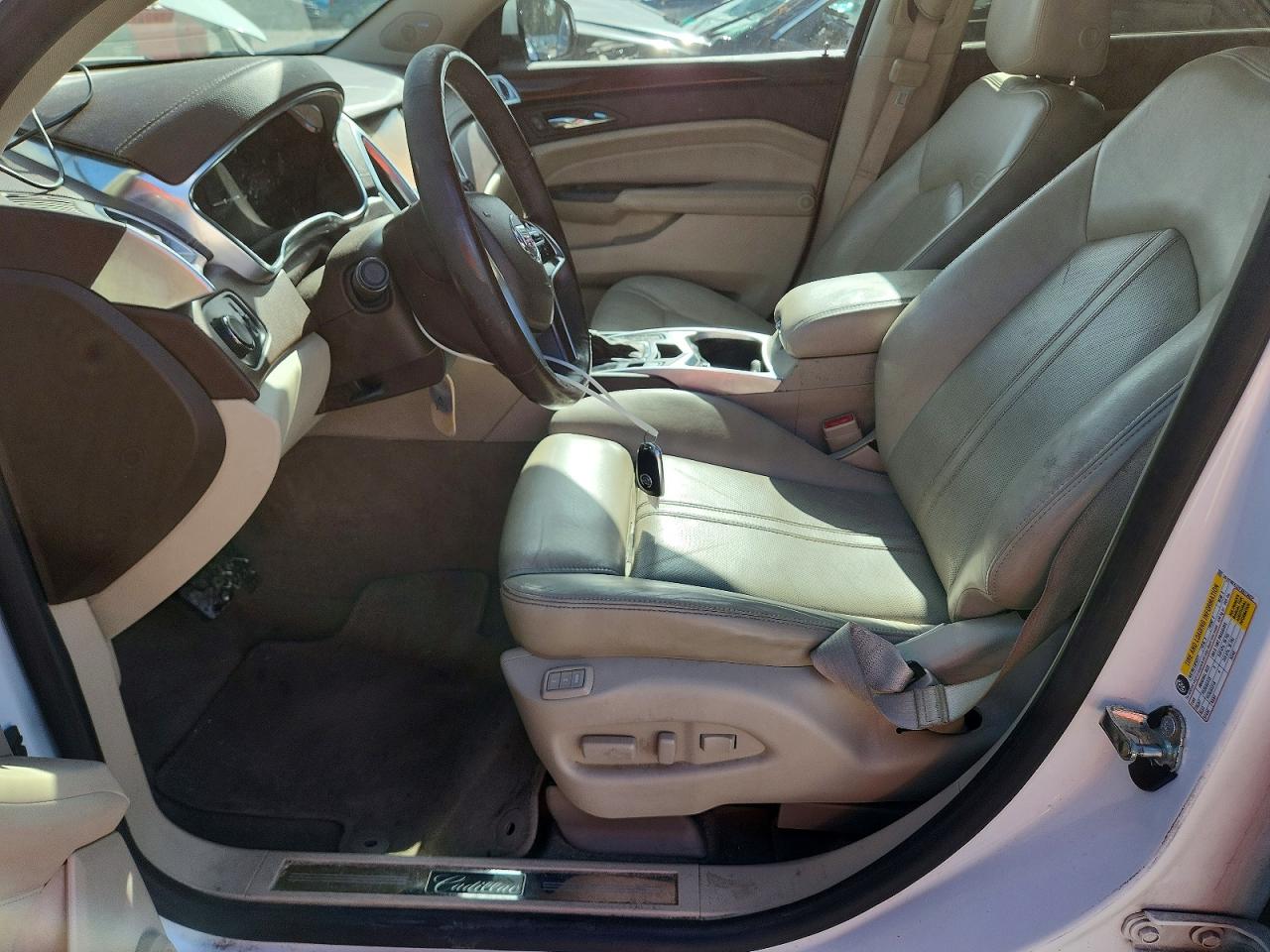 2015 Cadillac Srx Luxury Collection Белый vin: 3GYFNEE37FS573422