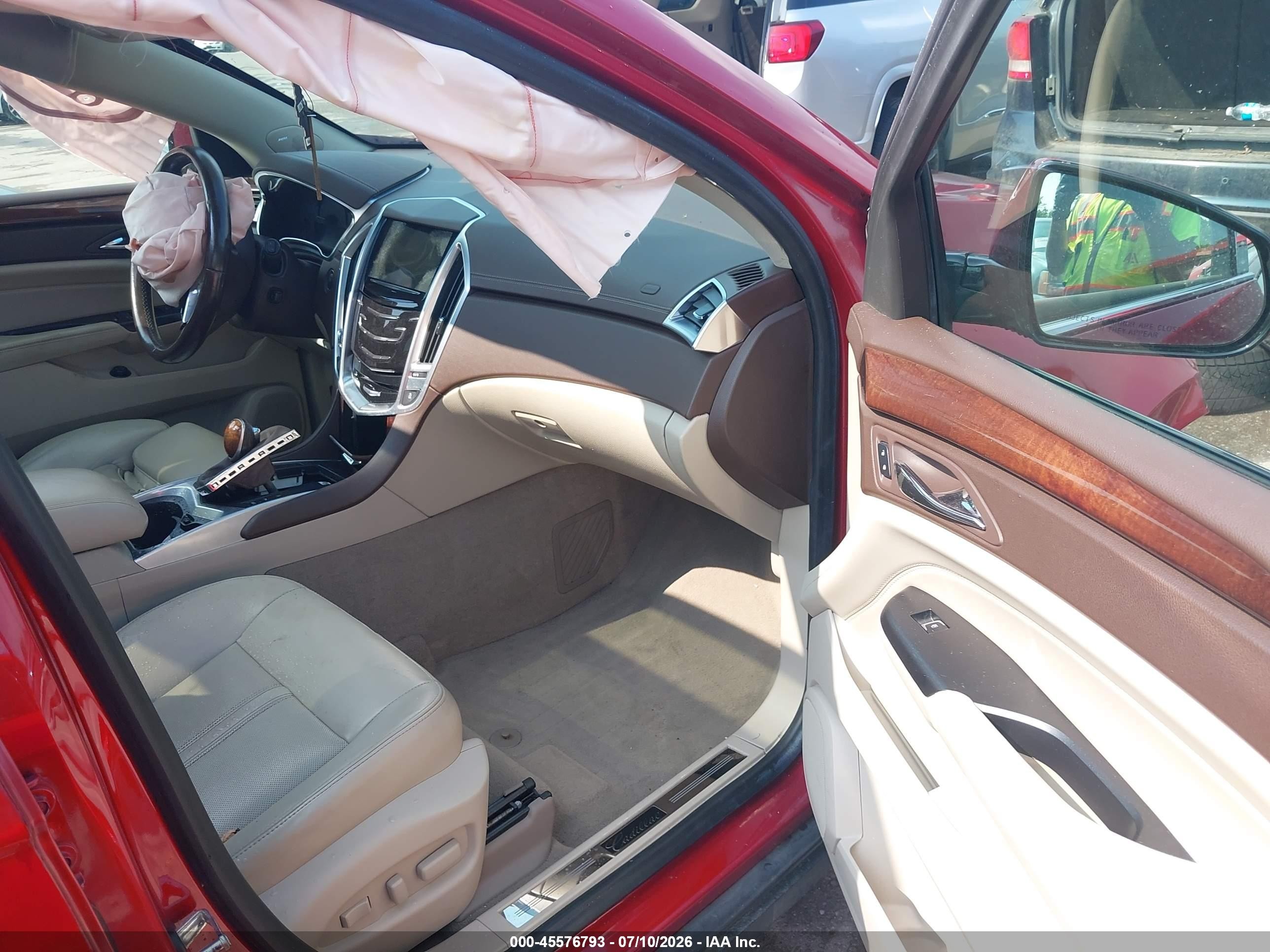 2015 Cadillac Srx Luxury Collection Красный vin: 3GYFNEE37FS596294