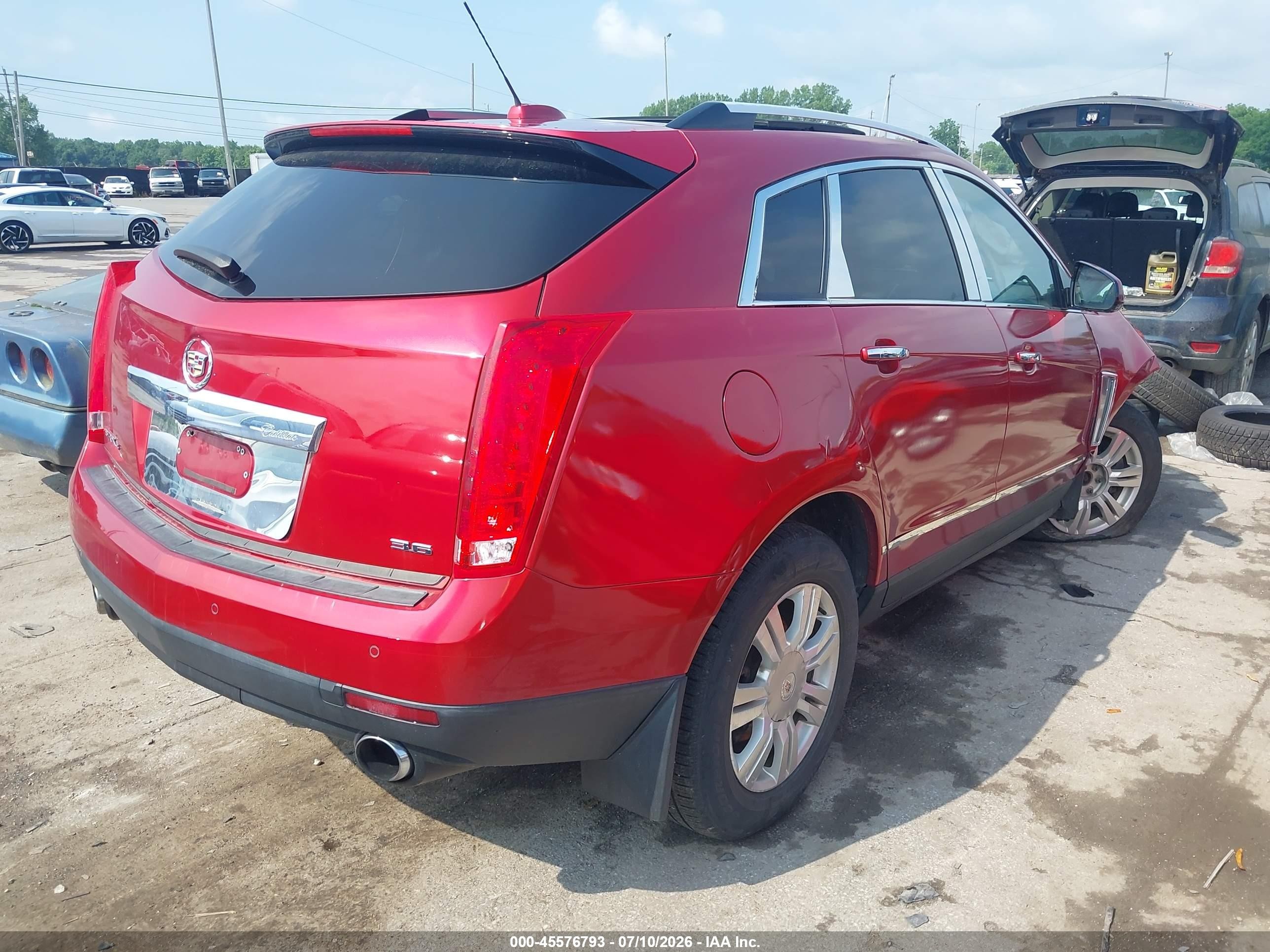2015 Cadillac Srx Luxury Collection Красный vin: 3GYFNEE37FS596294