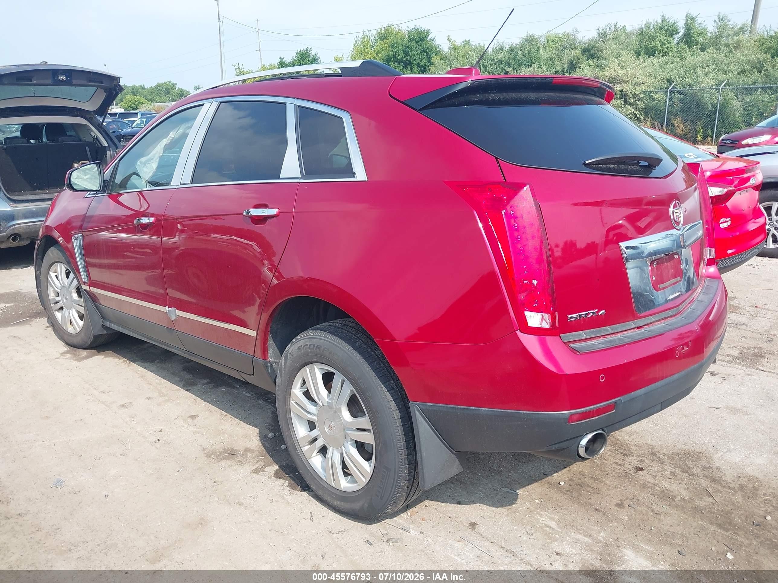 2015 Cadillac Srx Luxury Collection Красный vin: 3GYFNEE37FS596294