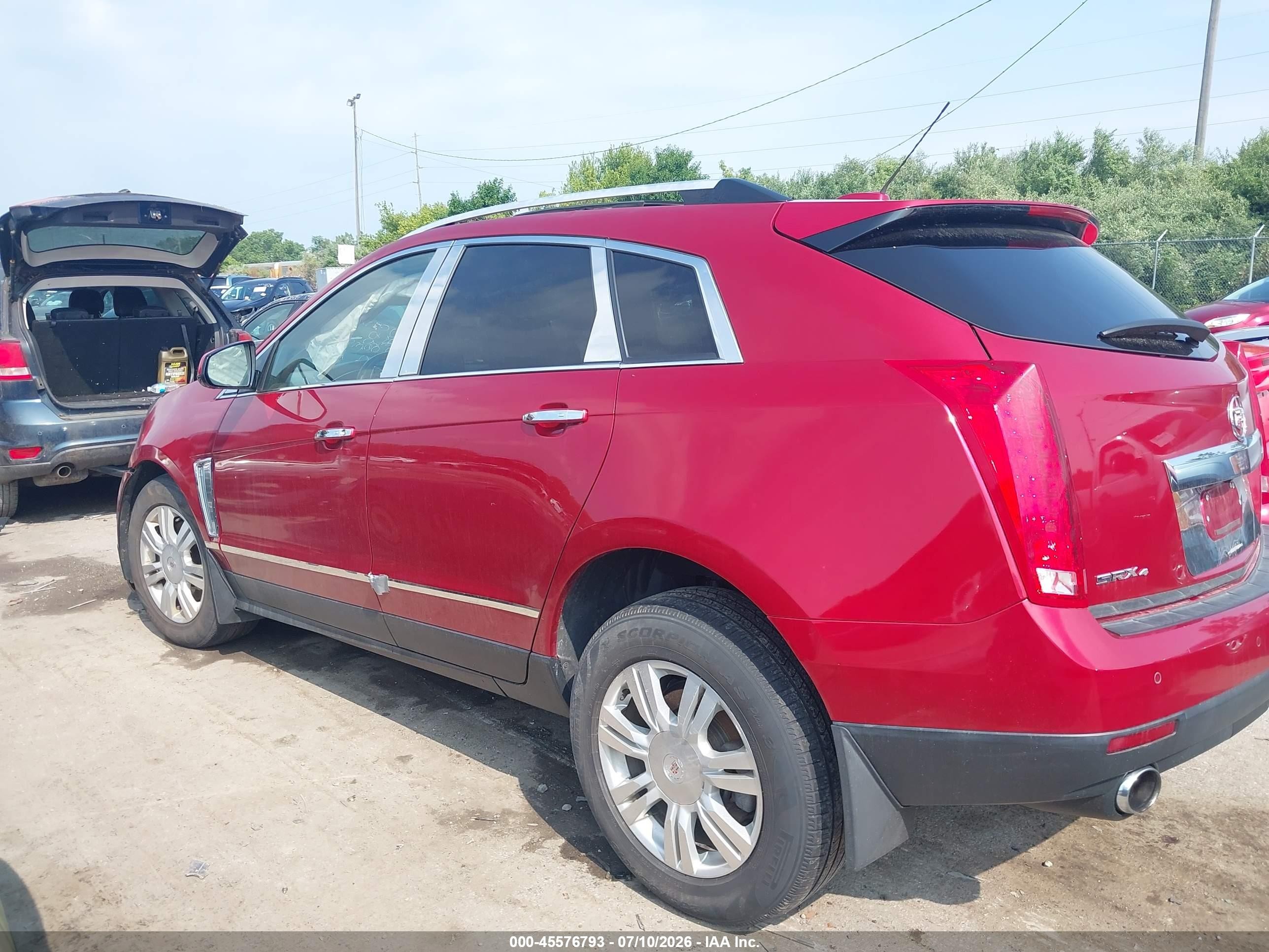 2015 Cadillac Srx Luxury Collection Красный vin: 3GYFNEE37FS596294