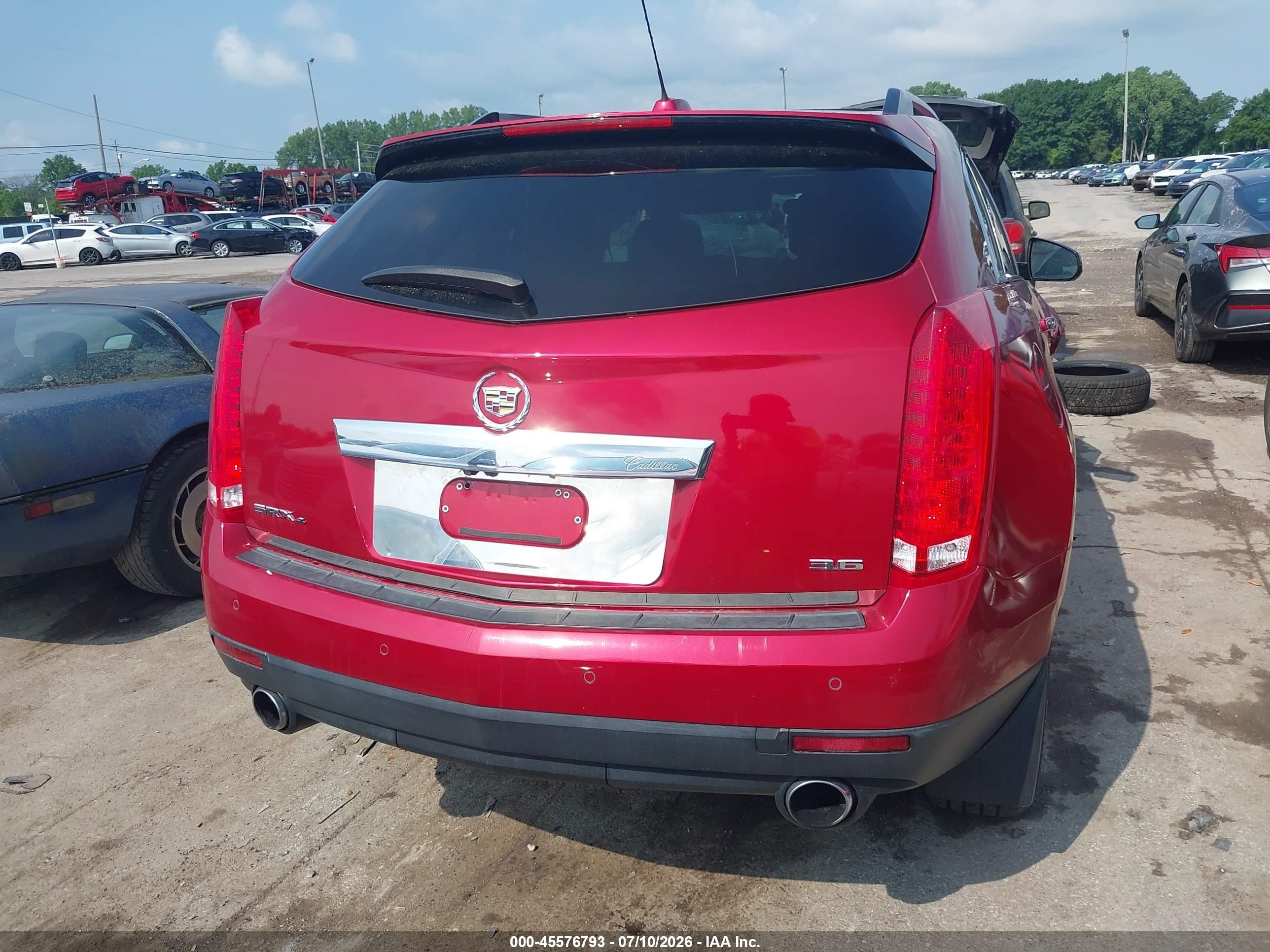 2015 Cadillac Srx Luxury Collection Красный vin: 3GYFNEE37FS596294