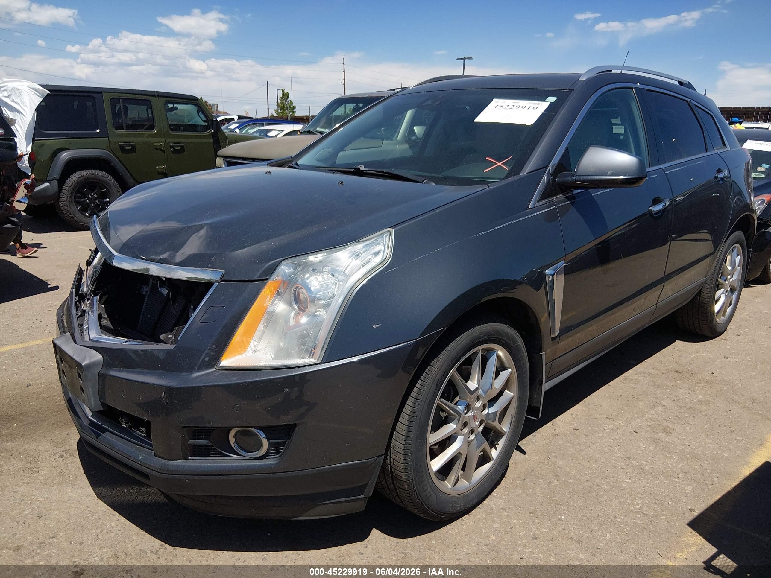 2013 Cadillac Srx Premium Collection Gray vin: 3GYFNEE38DS593305