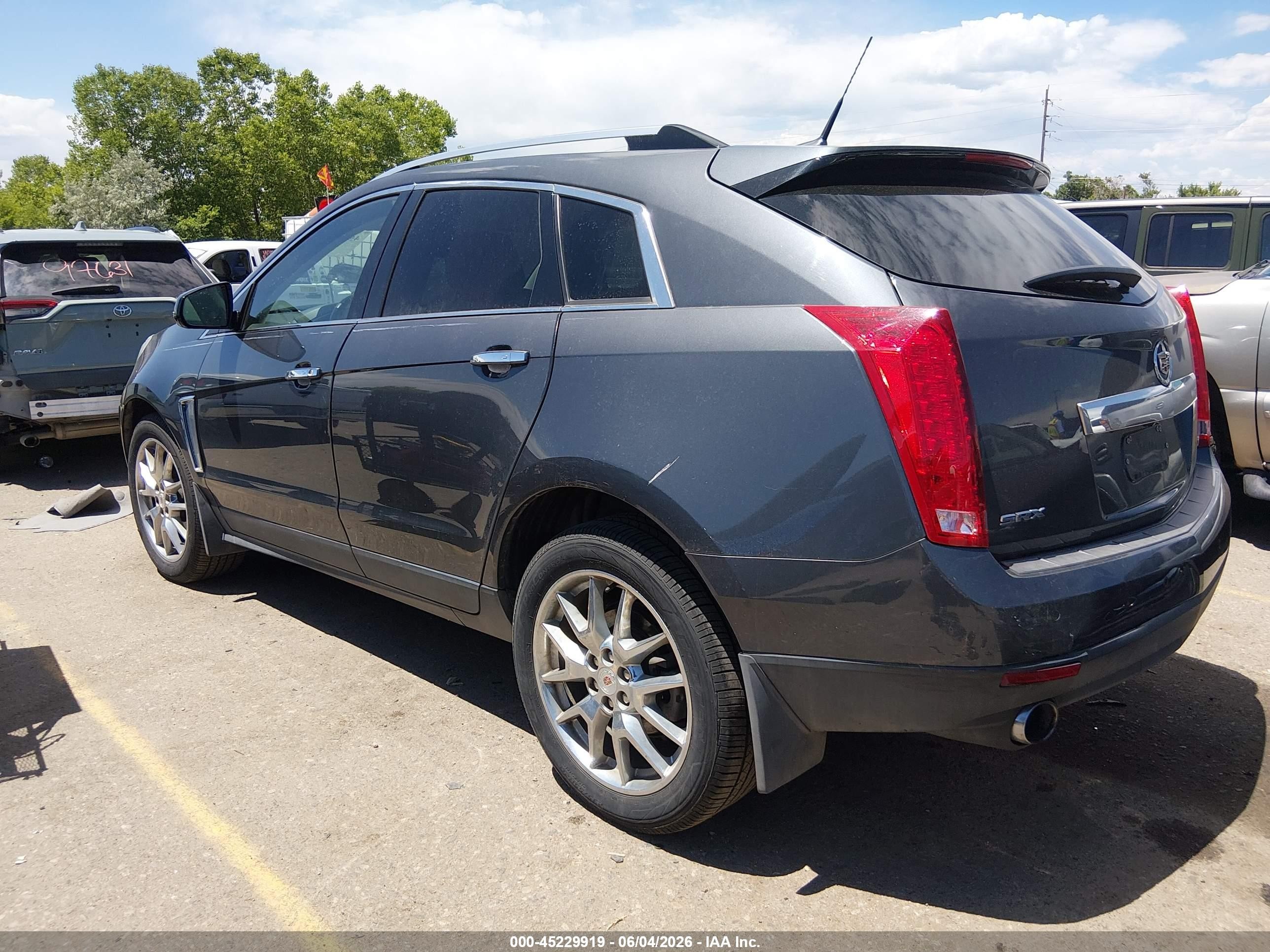 2013 Cadillac Srx Premium Collection Gray vin: 3GYFNEE38DS593305