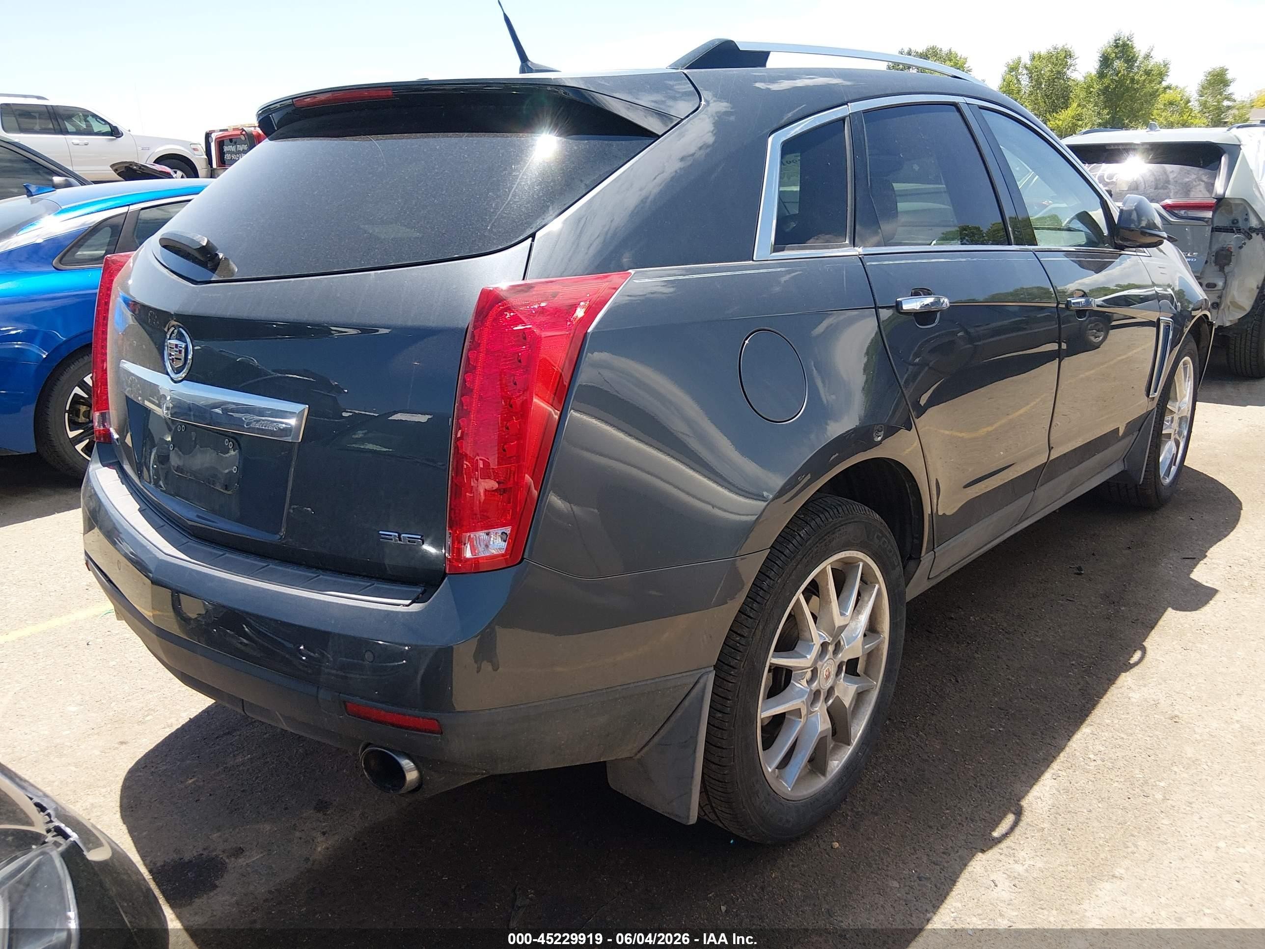 2013 Cadillac Srx Premium Collection Gray vin: 3GYFNEE38DS593305