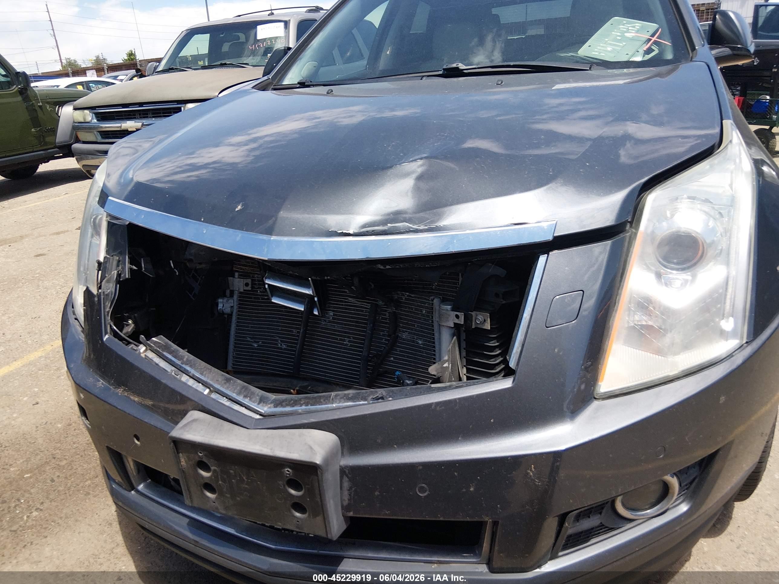 2013 Cadillac Srx Premium Collection Gray vin: 3GYFNEE38DS593305