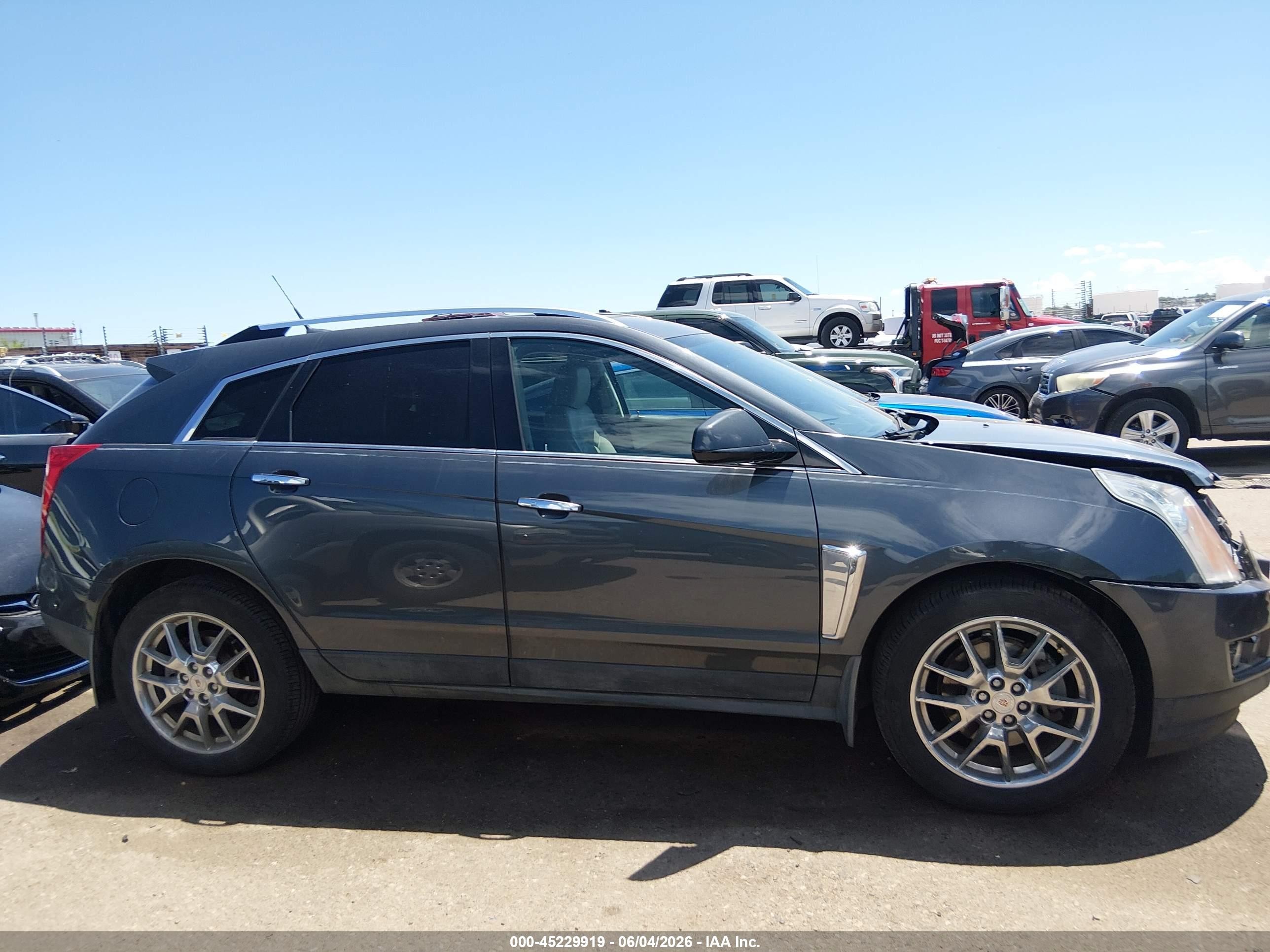 2013 Cadillac Srx Premium Collection Gray vin: 3GYFNEE38DS593305