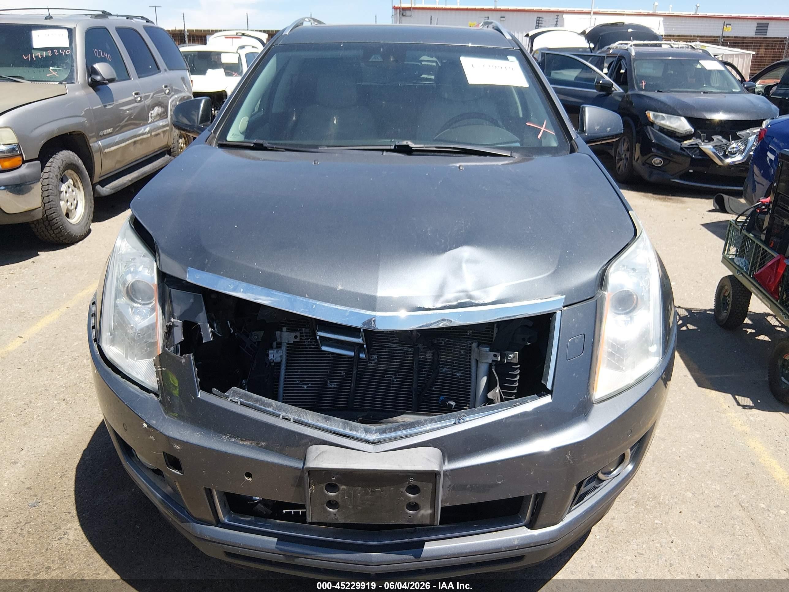 2013 Cadillac Srx Premium Collection Gray vin: 3GYFNEE38DS593305