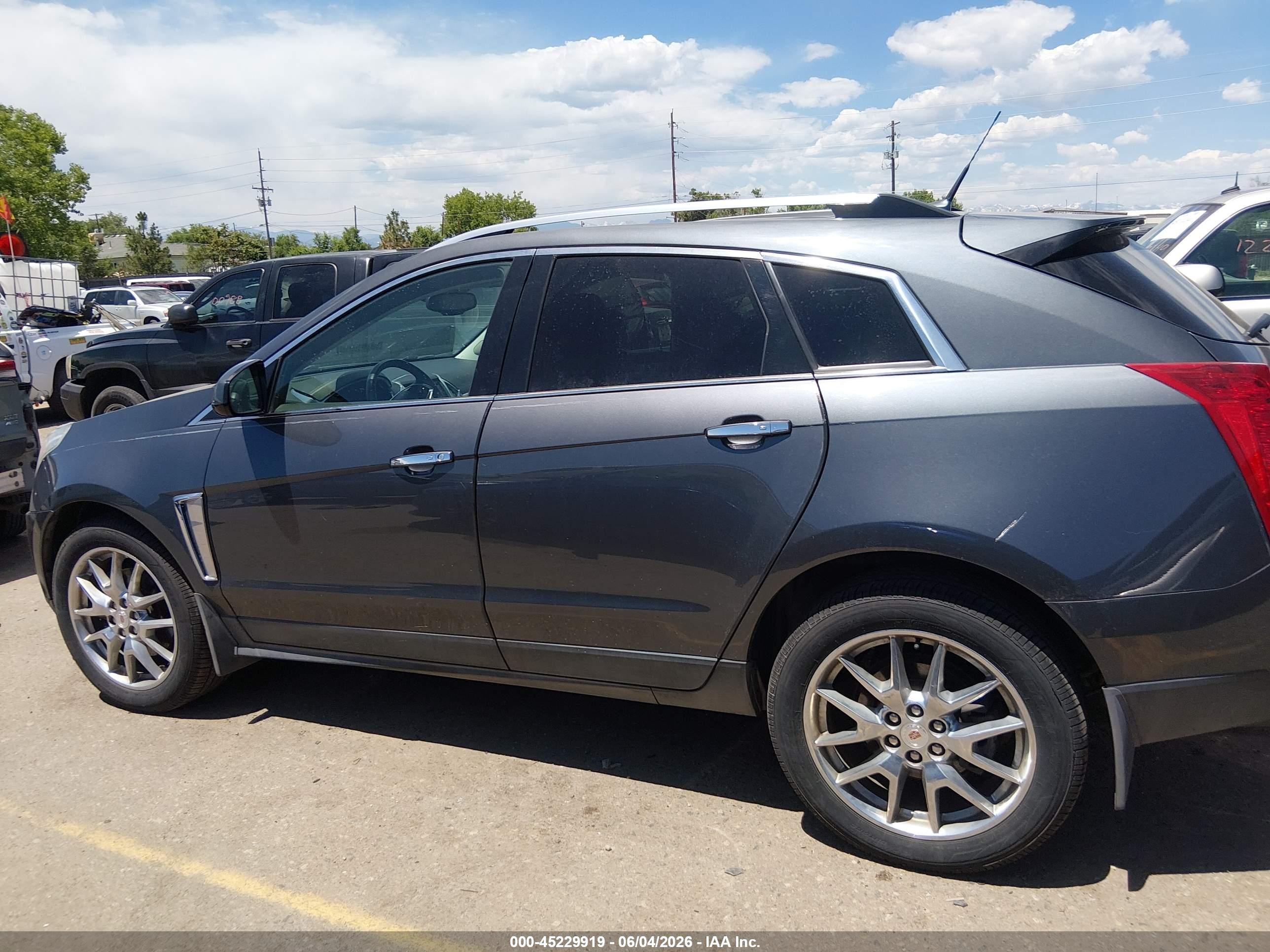 2013 Cadillac Srx Premium Collection Gray vin: 3GYFNEE38DS593305