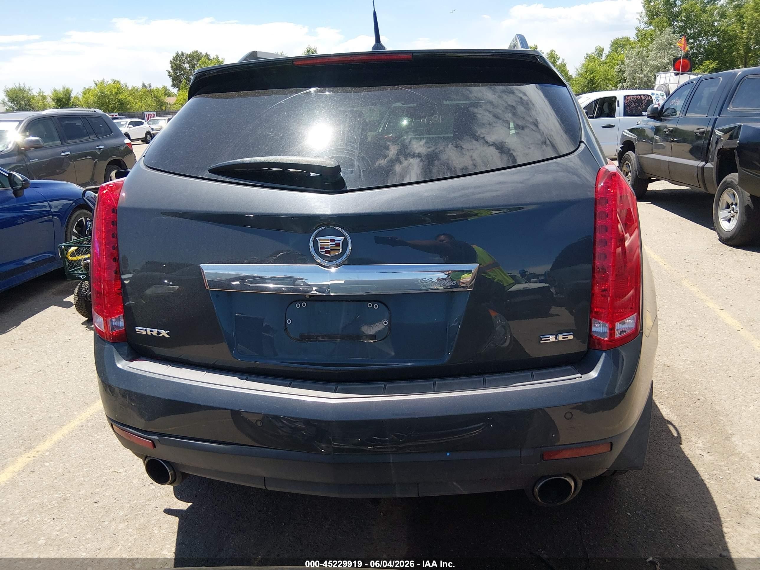 2013 Cadillac Srx Premium Collection Gray vin: 3GYFNEE38DS593305
