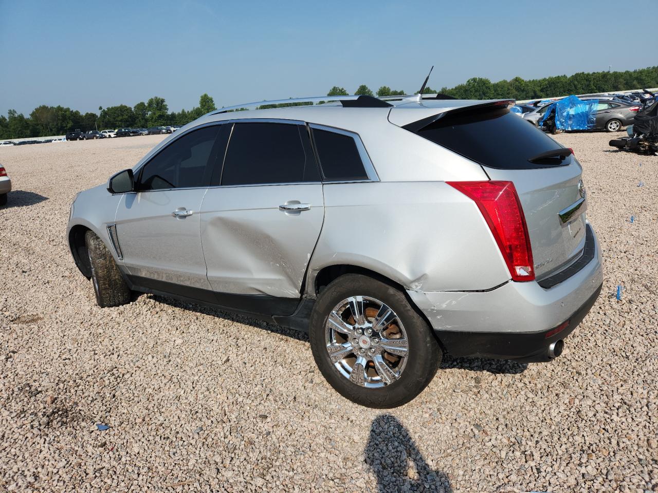 2014 Cadillac Srx Luxury Collection Silver vin: 3GYFNEE38ES532490