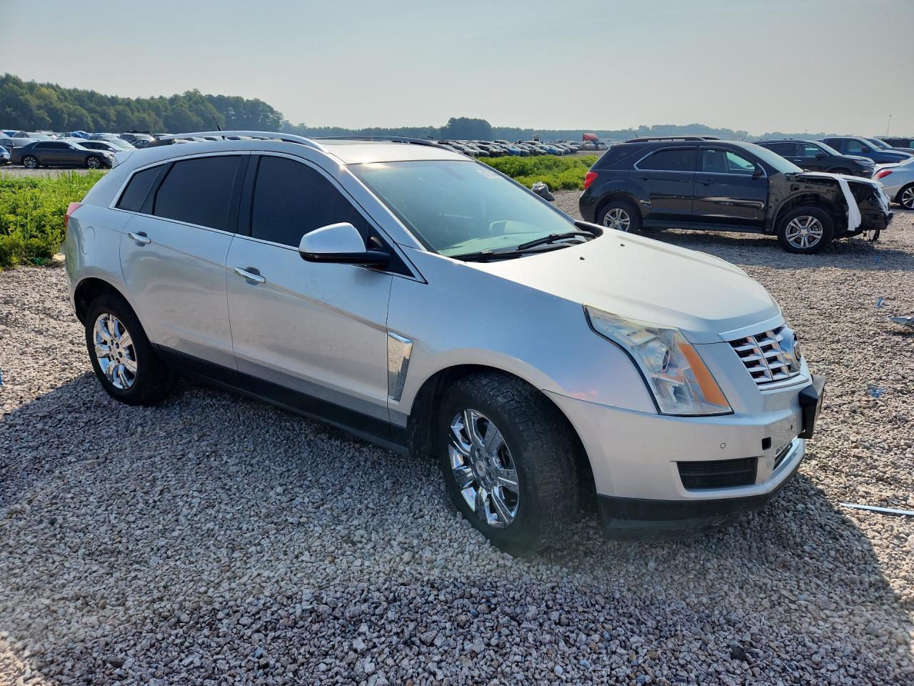 2014 Cadillac Srx Luxury Collection Silver vin: 3GYFNEE38ES532490