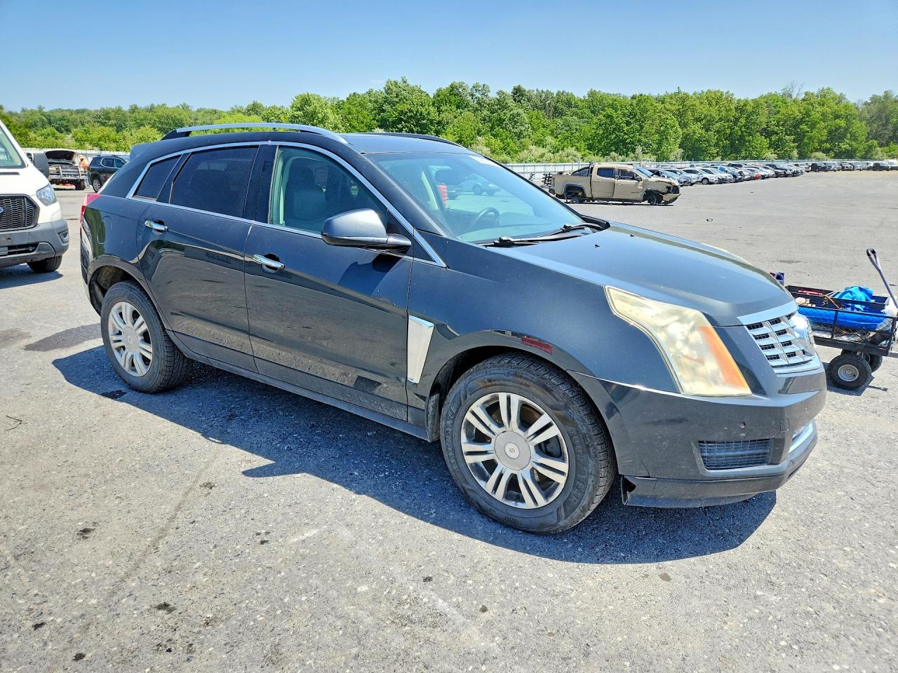 2014 Cadillac Srx Luxury Collection Charcoal vin: 3GYFNEE38ES645629