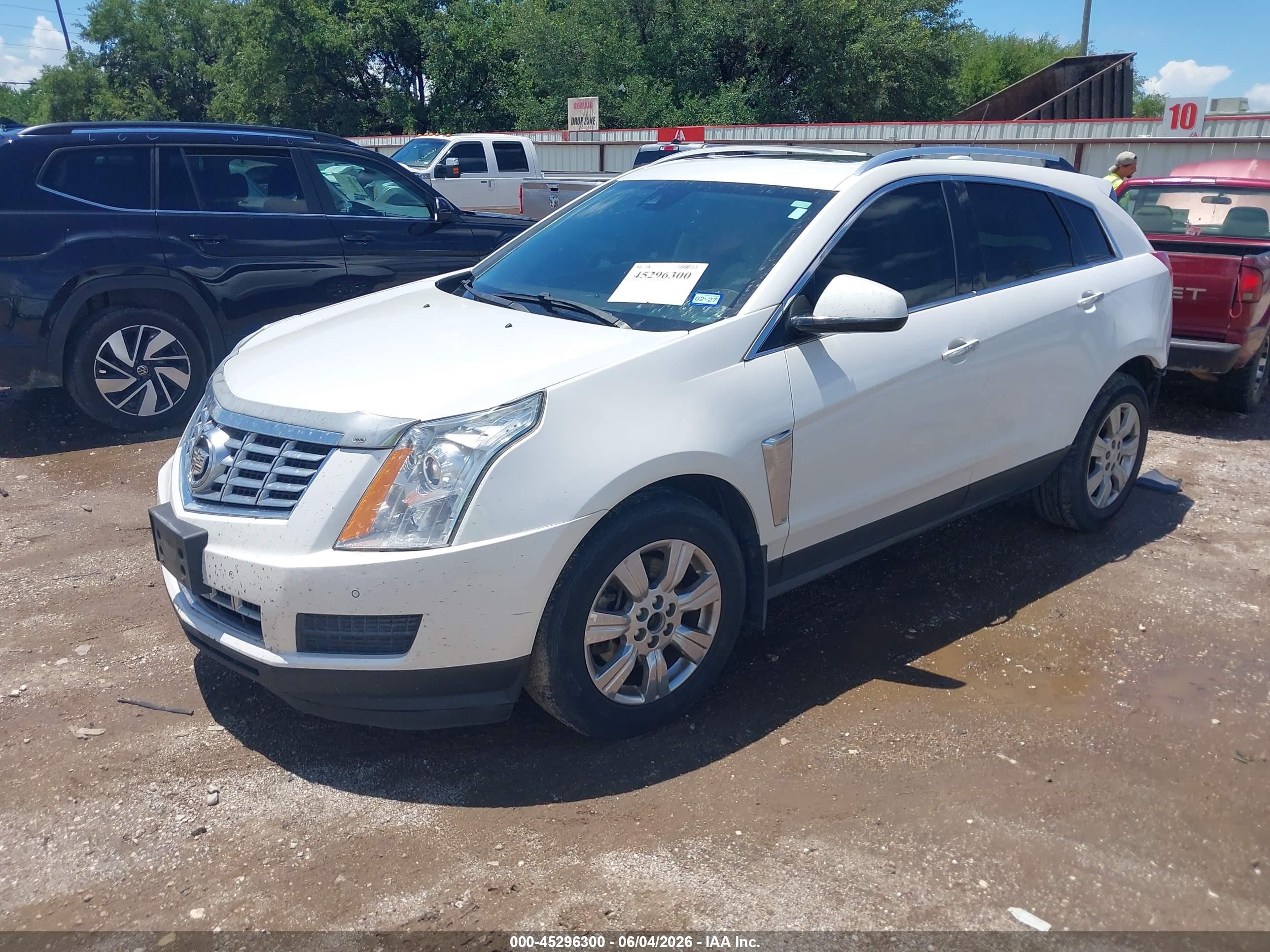 2015 Cadillac Srx Luxury Collection White vin: 3GYFNEE38FS557519