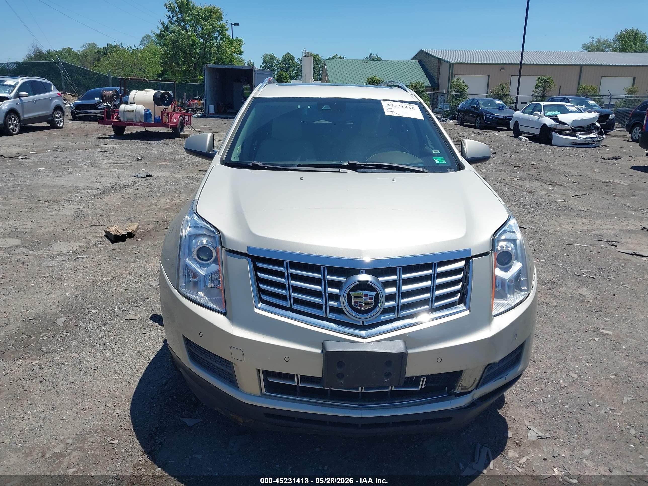 2015 Cadillac Srx Luxury Collection Beige vin: 3GYFNEE38FS566897