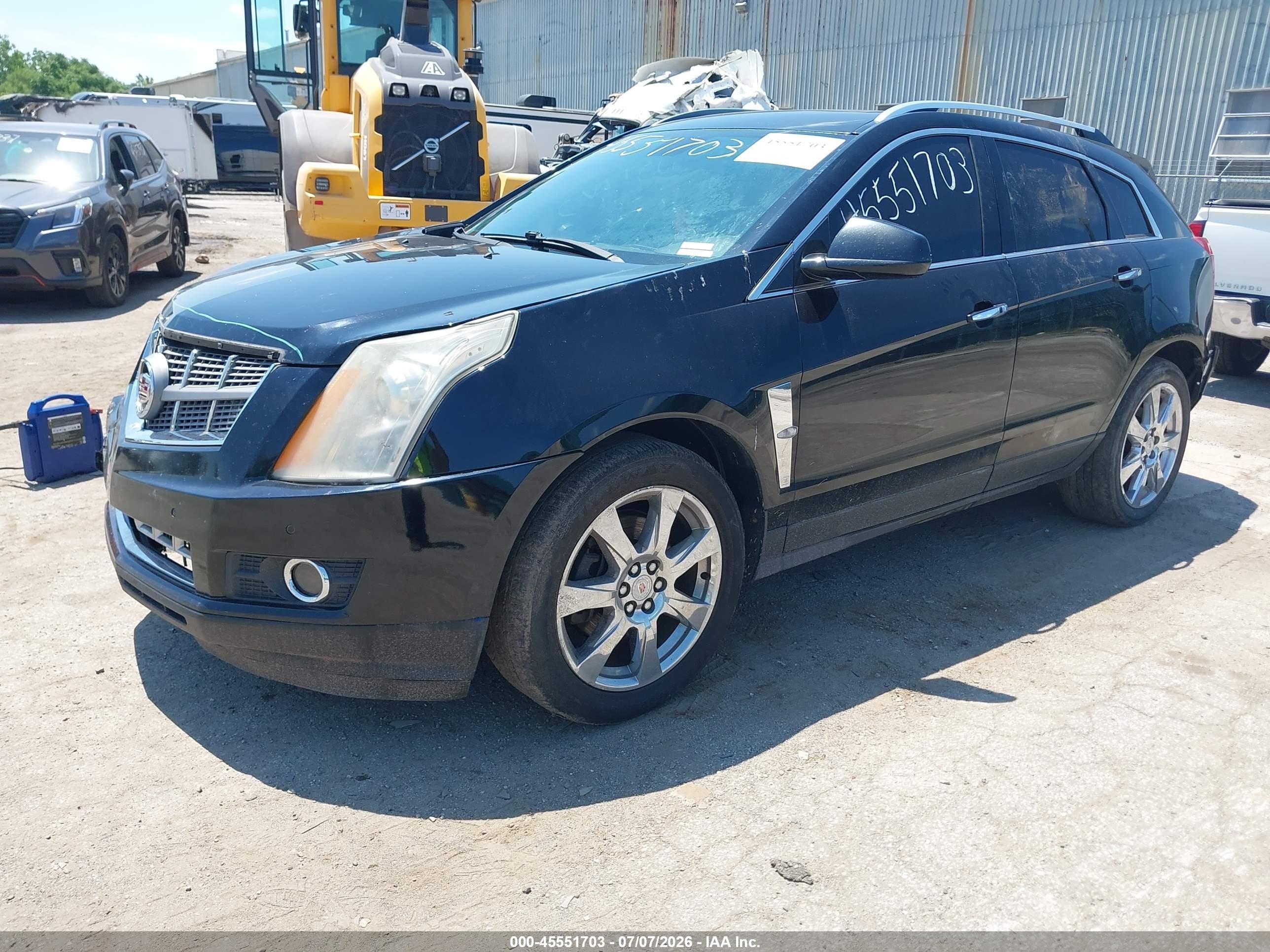 2012 Cadillac Srx Performance Collection Black vin: 3GYFNEE39CS601846