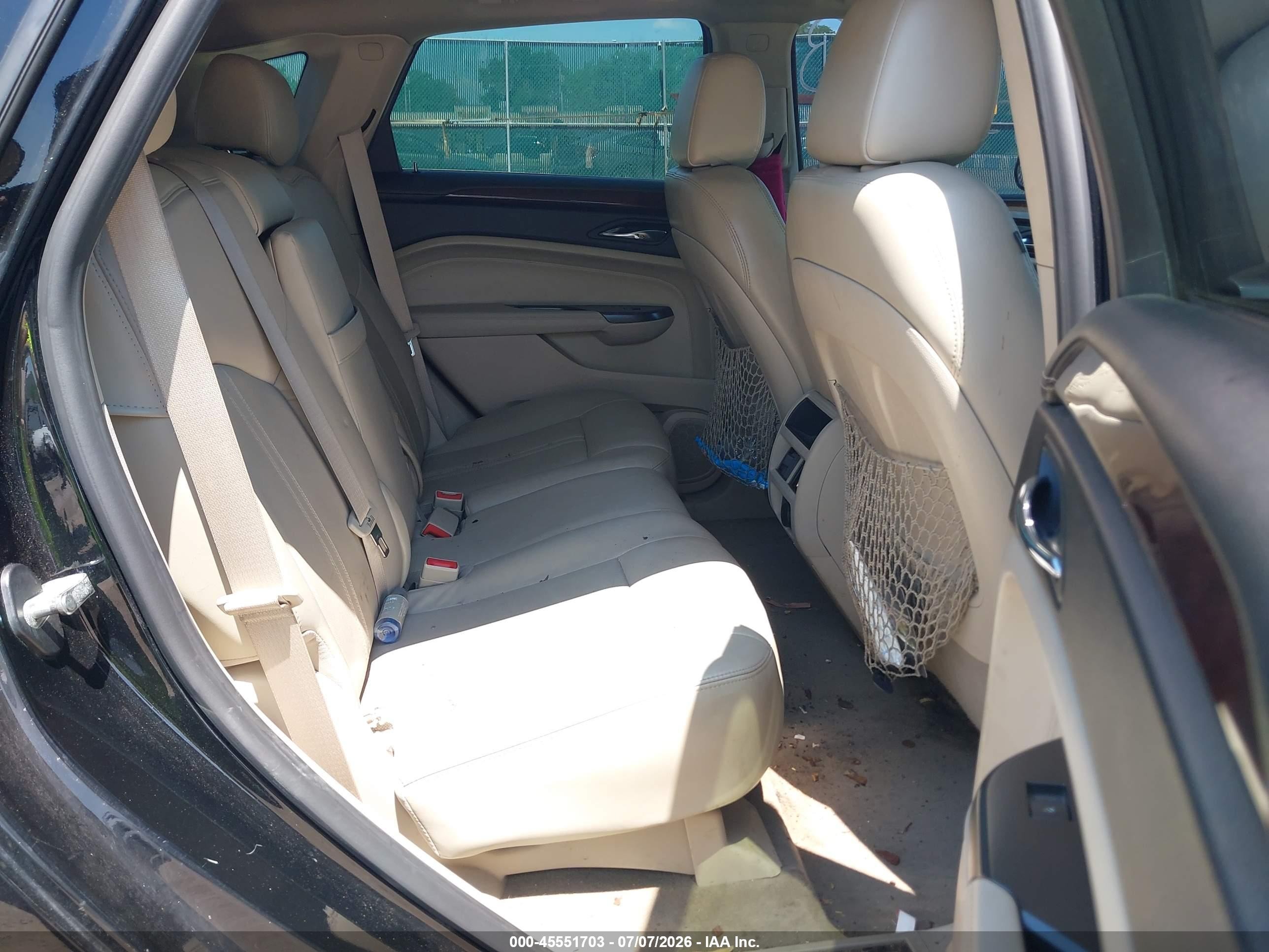 2012 Cadillac Srx Performance Collection Black vin: 3GYFNEE39CS601846