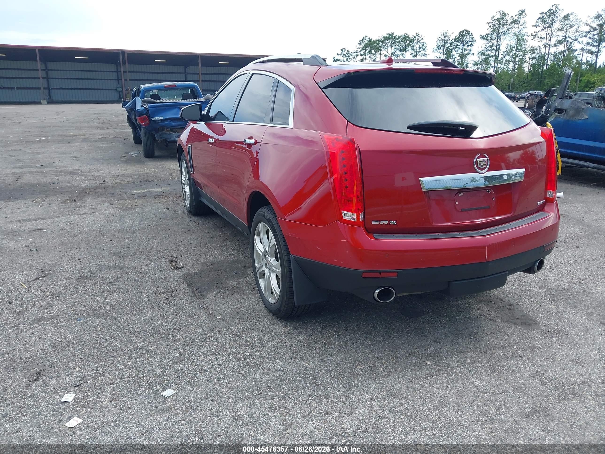 2013 Cadillac Srx Premium Collection Burgundy vin: 3GYFNEE39DS522226