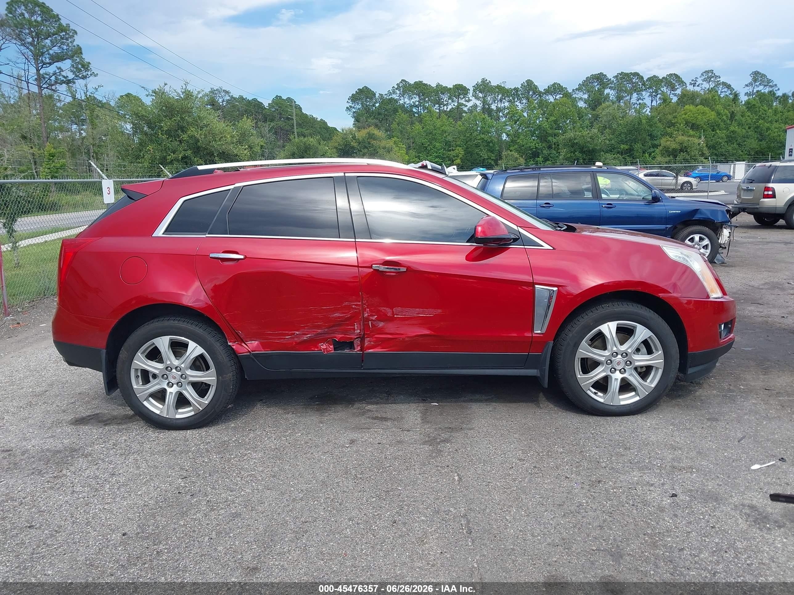 2013 Cadillac Srx Premium Collection Burgundy vin: 3GYFNEE39DS522226