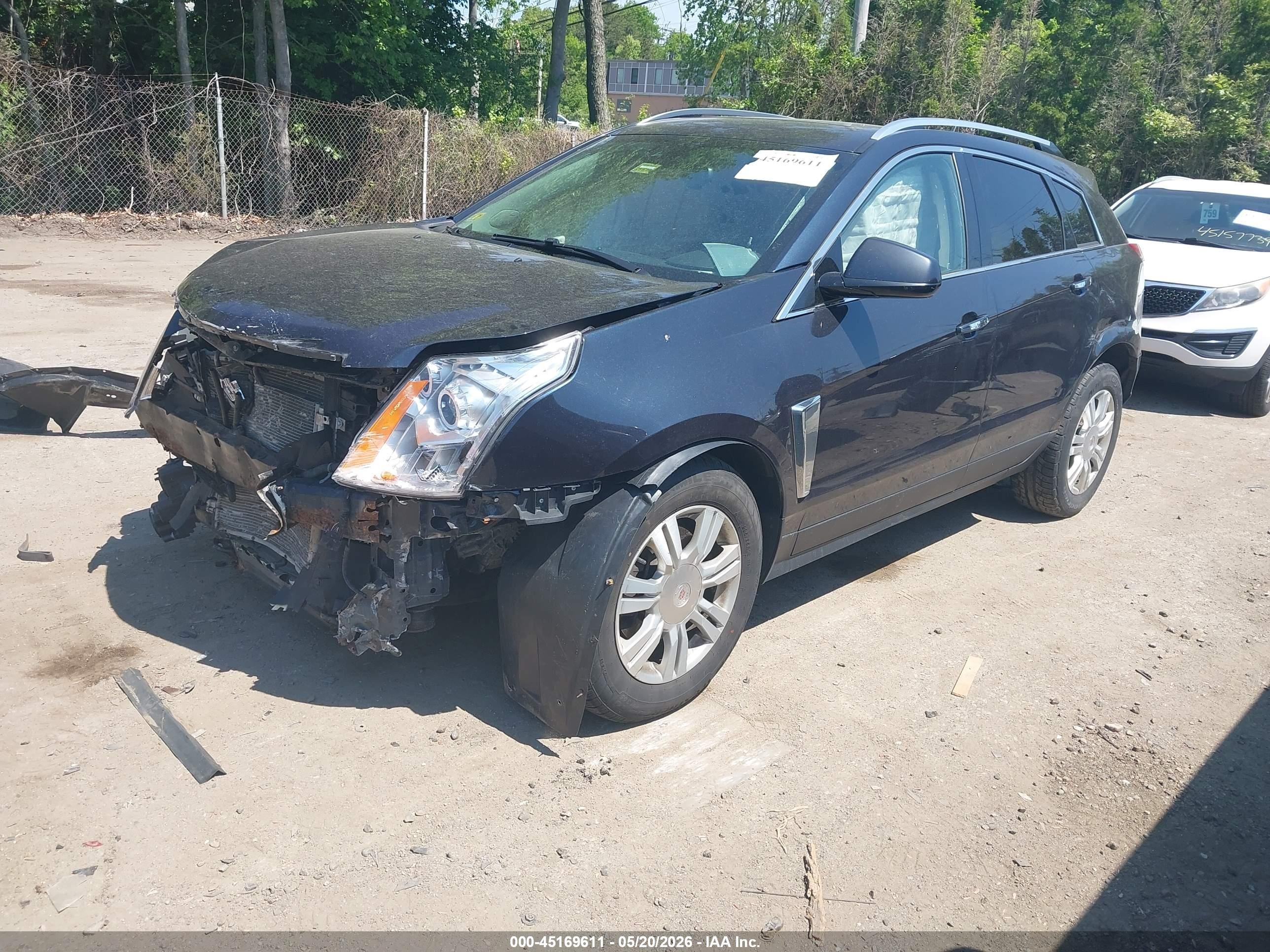 2014 Cadillac Srx Luxury Collection Blue vin: 3GYFNEE39ES581648