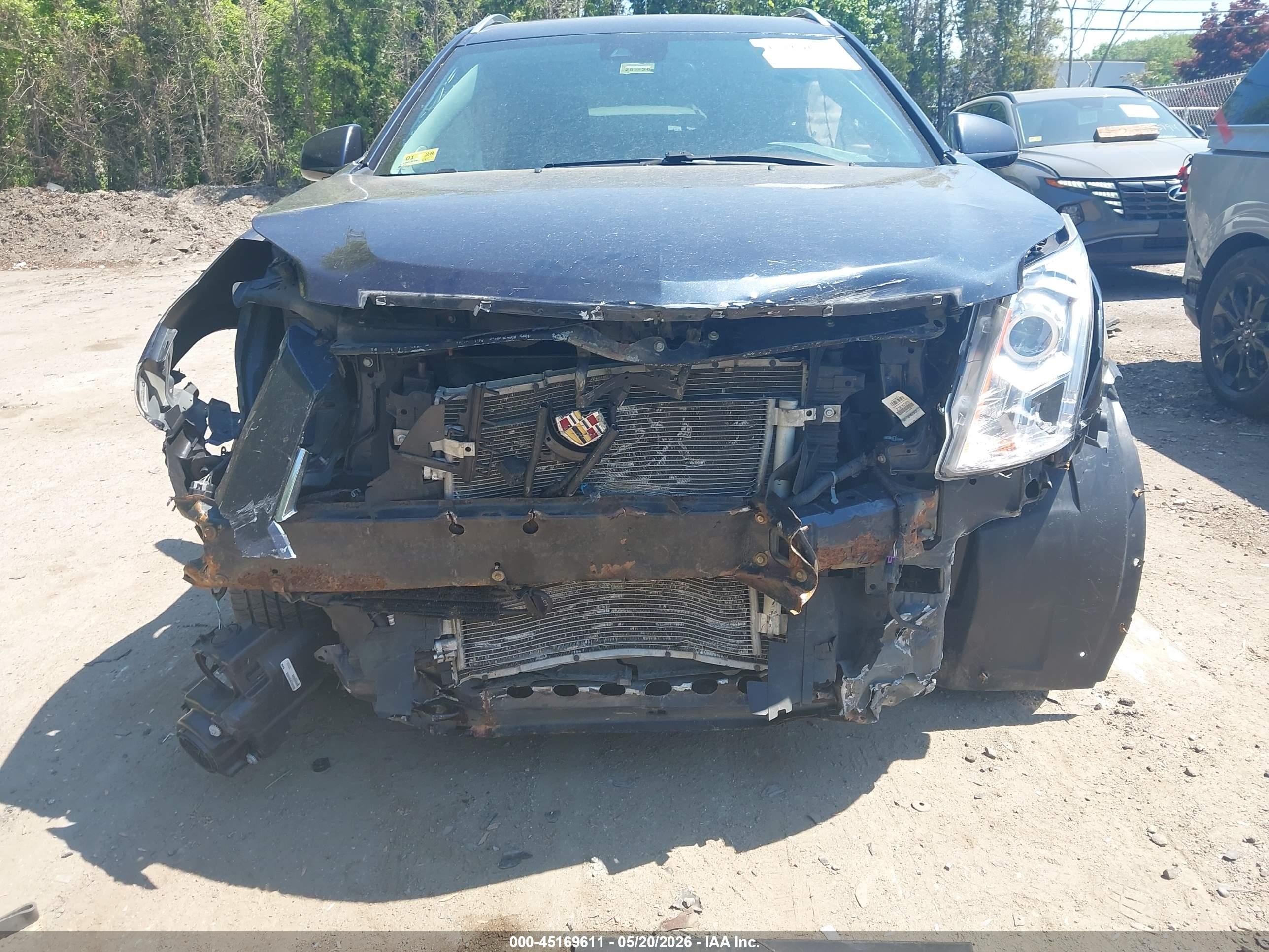 2014 Cadillac Srx Luxury Collection Blue vin: 3GYFNEE39ES581648