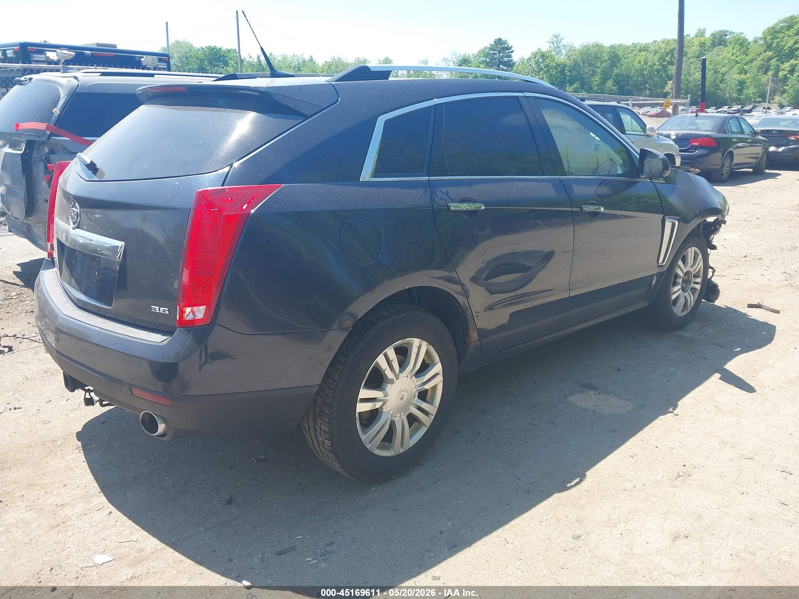 2014 Cadillac Srx Luxury Collection Blue vin: 3GYFNEE39ES581648