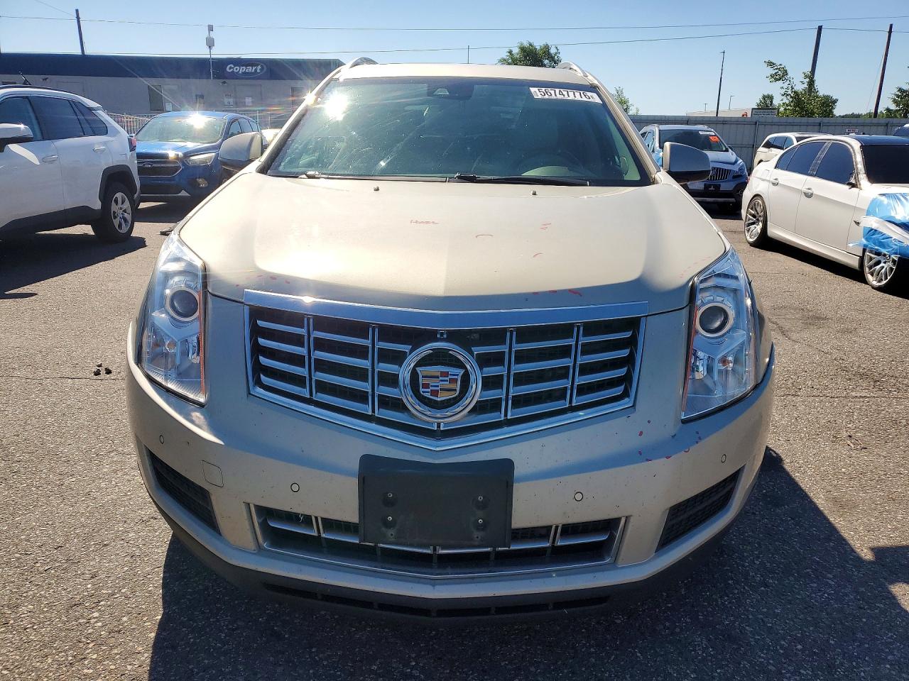 2014 Cadillac Srx Luxury Collection Cream vin: 3GYFNEE39ES610484