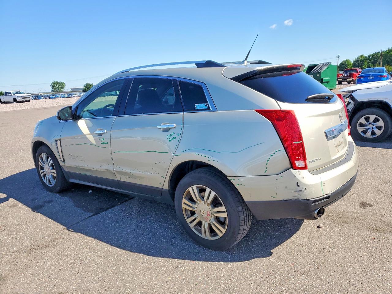 2014 Cadillac Srx Luxury Collection Cream vin: 3GYFNEE39ES610484