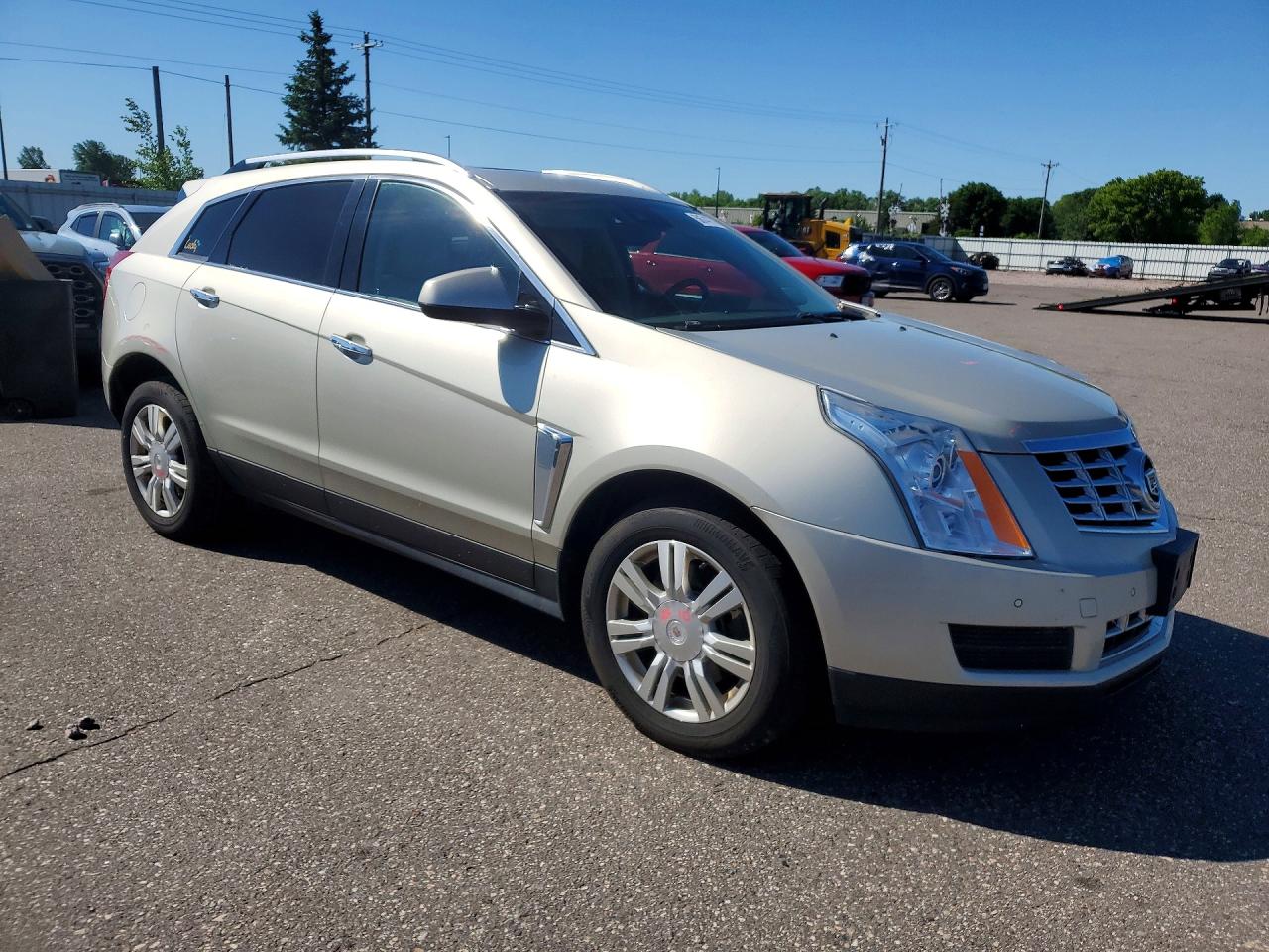 2014 Cadillac Srx Luxury Collection Cream vin: 3GYFNEE39ES610484