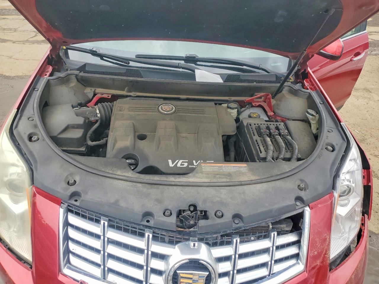2014 Cadillac Srx Luxury Collection Red vin: 3GYFNEE39ES686092