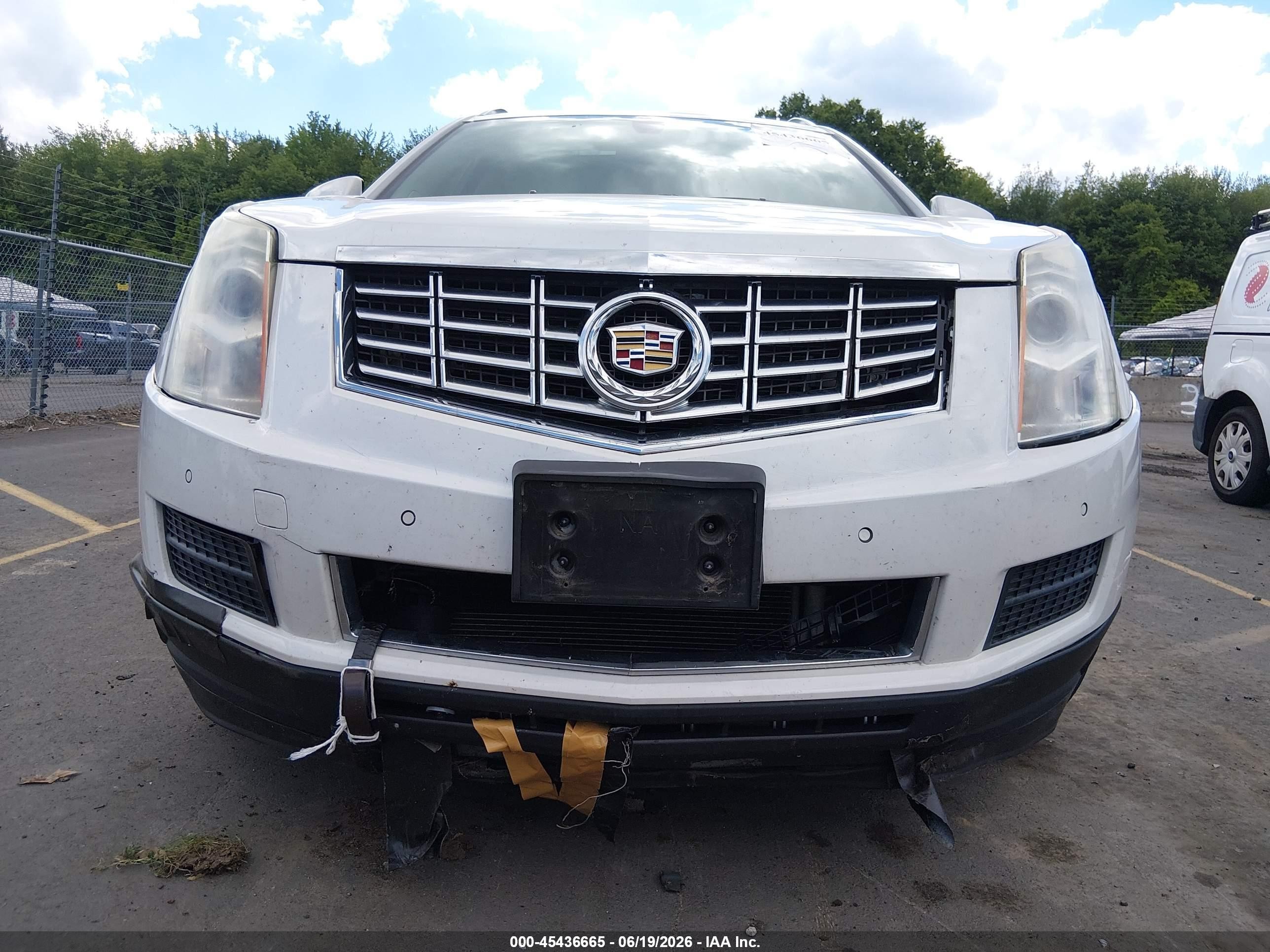 2015 Cadillac Srx Luxury Collection White vin: 3GYFNEE39FS556377