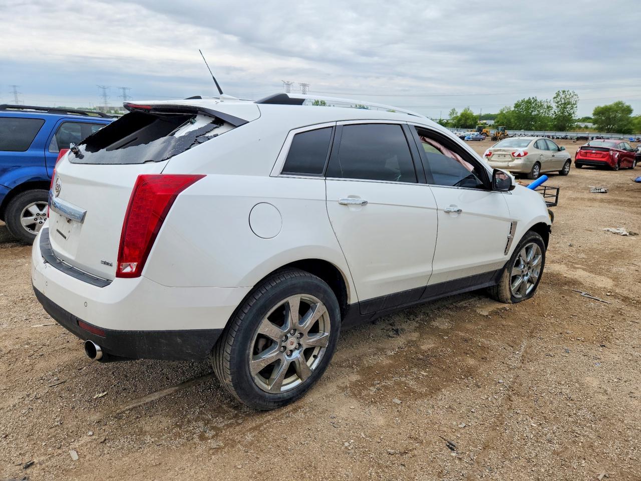 2012 Cadillac Srx Performance Collection White vin: 3GYFNEE3XCS612662