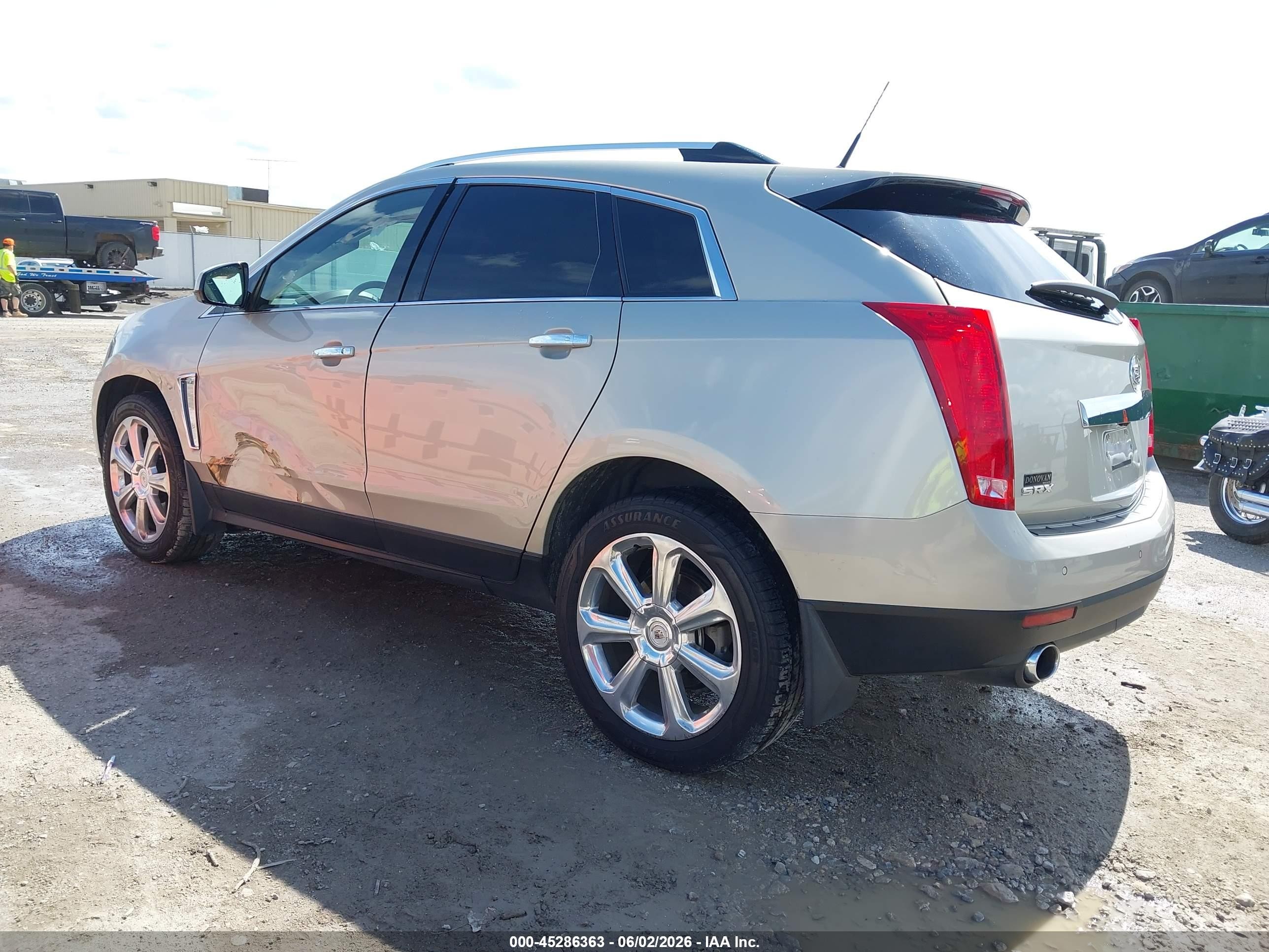 2013 Cadillac Srx Premium Collection Gold vin: 3GYFNEE3XDS519111