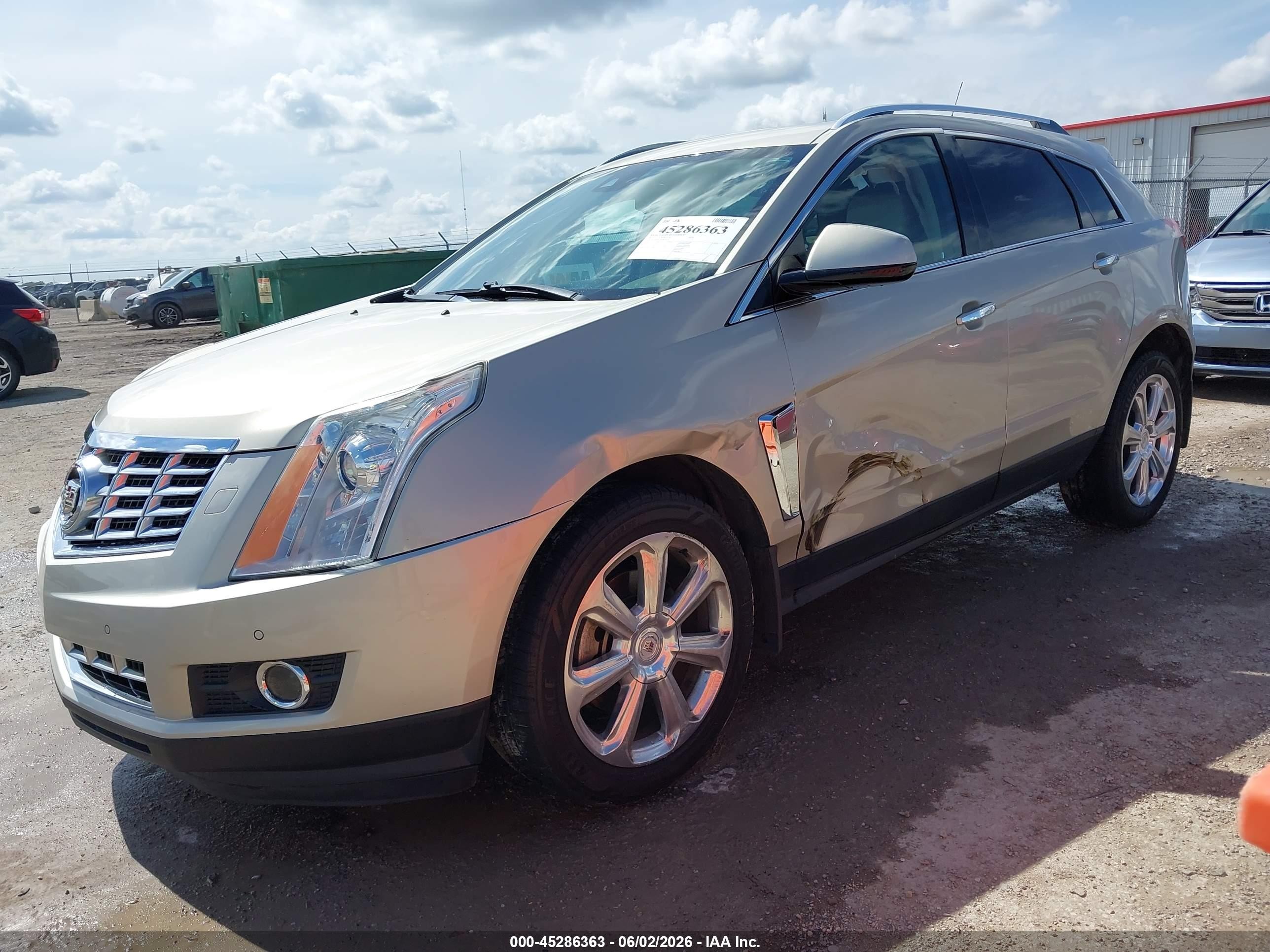 2013 Cadillac Srx Premium Collection Gold vin: 3GYFNEE3XDS519111