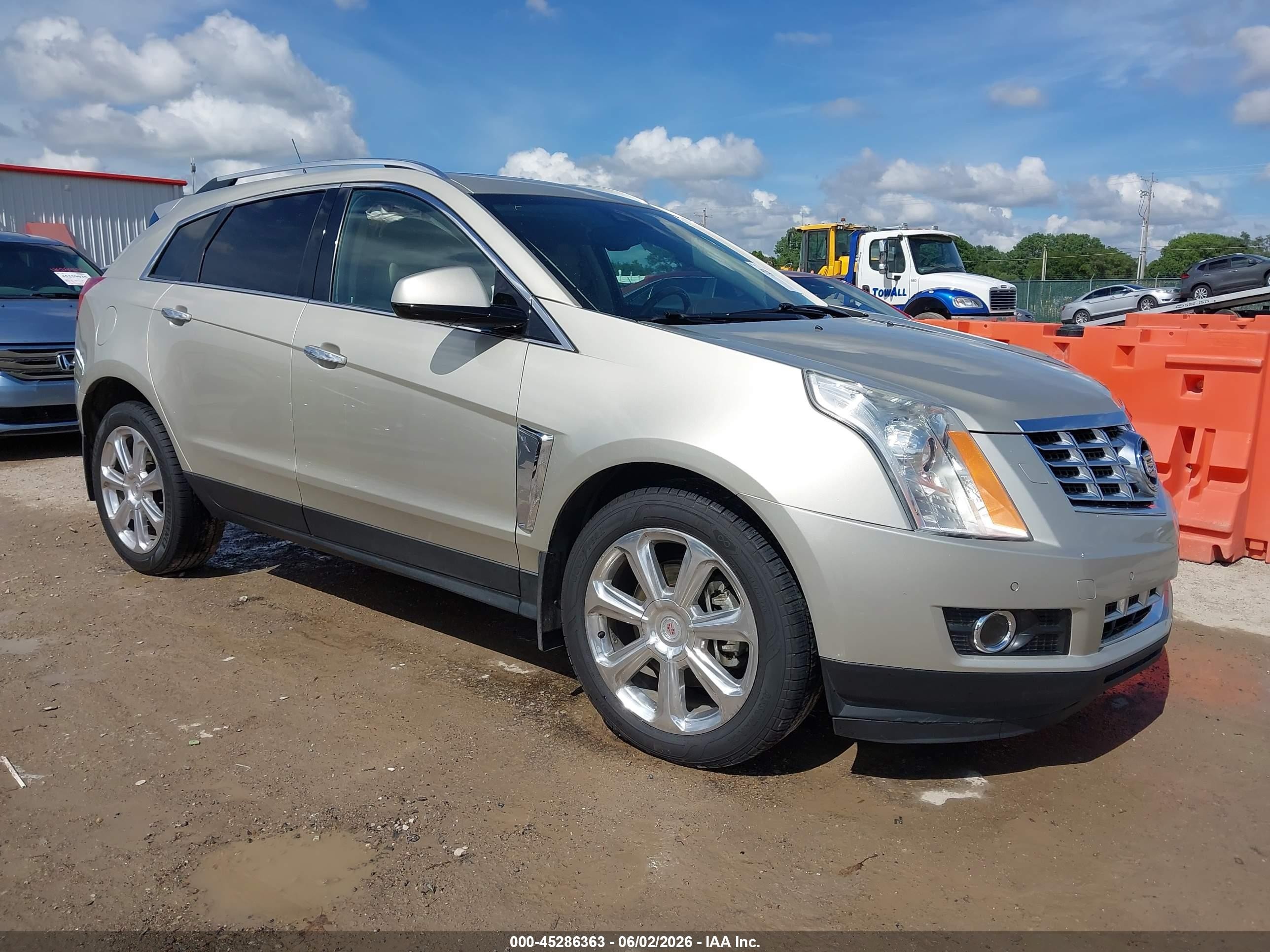 2013 Cadillac Srx Premium Collection Gold vin: 3GYFNEE3XDS519111