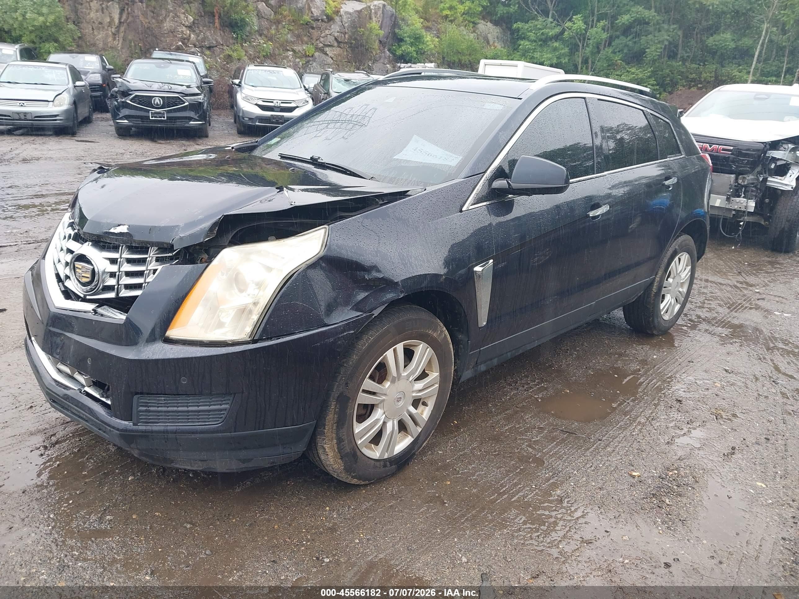 2014 Cadillac Srx Luxury Collection Blue vin: 3GYFNEE3XES531583