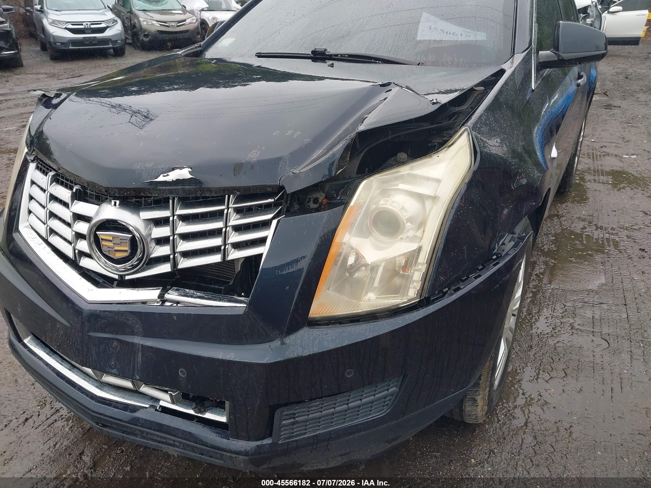 2014 Cadillac Srx Luxury Collection Blue vin: 3GYFNEE3XES531583