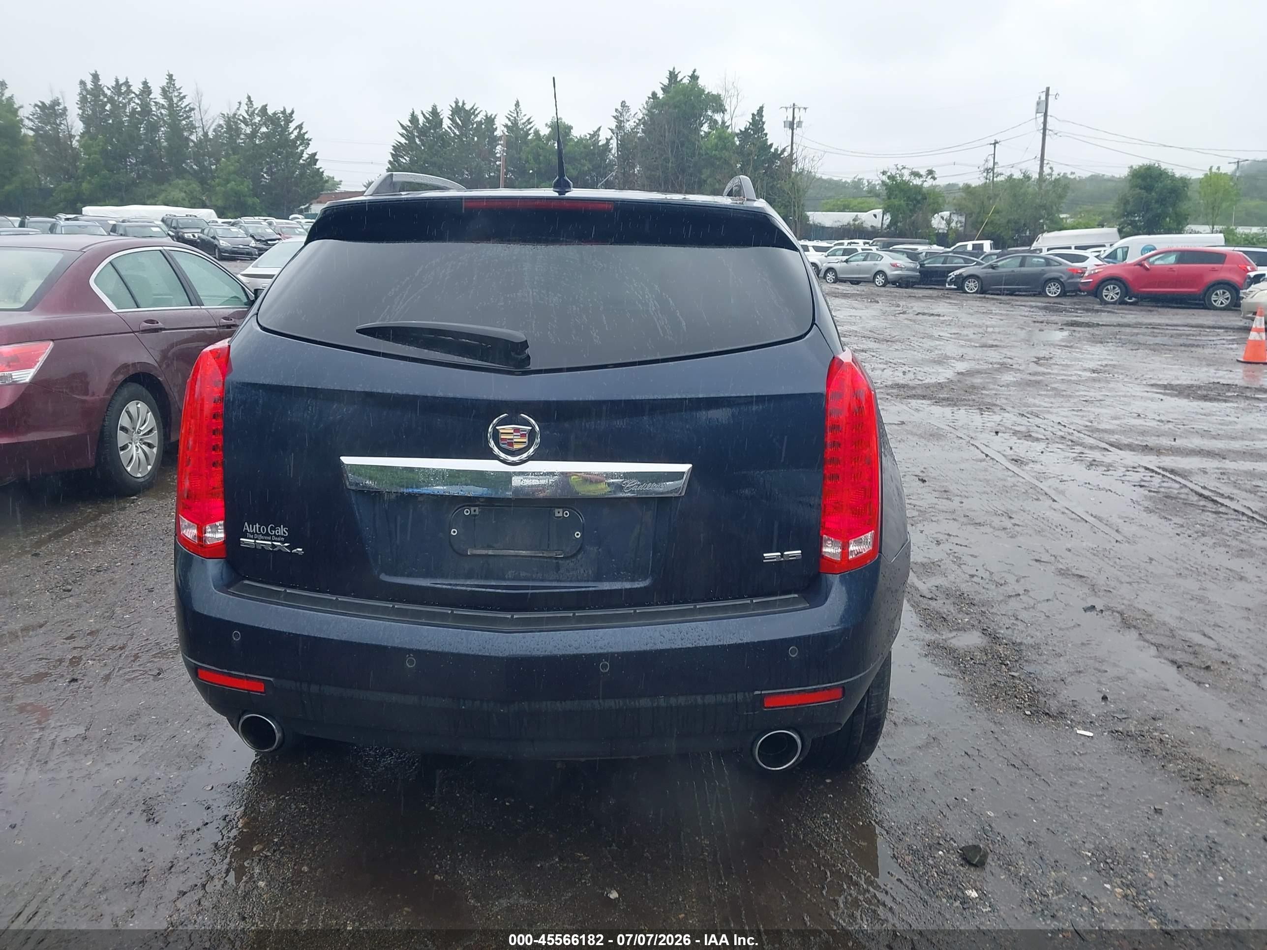 2014 Cadillac Srx Luxury Collection Blue vin: 3GYFNEE3XES531583