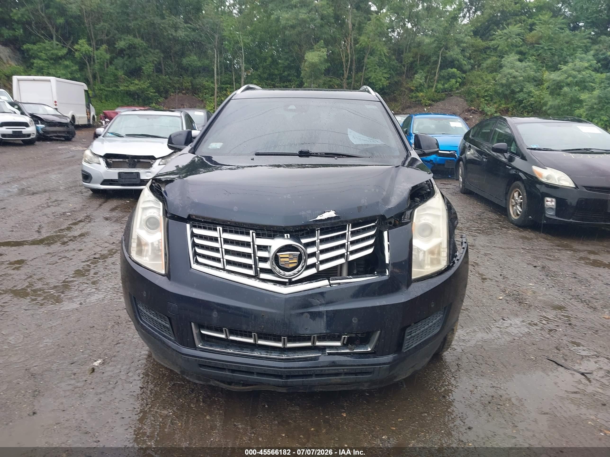 2014 Cadillac Srx Luxury Collection Blue vin: 3GYFNEE3XES531583