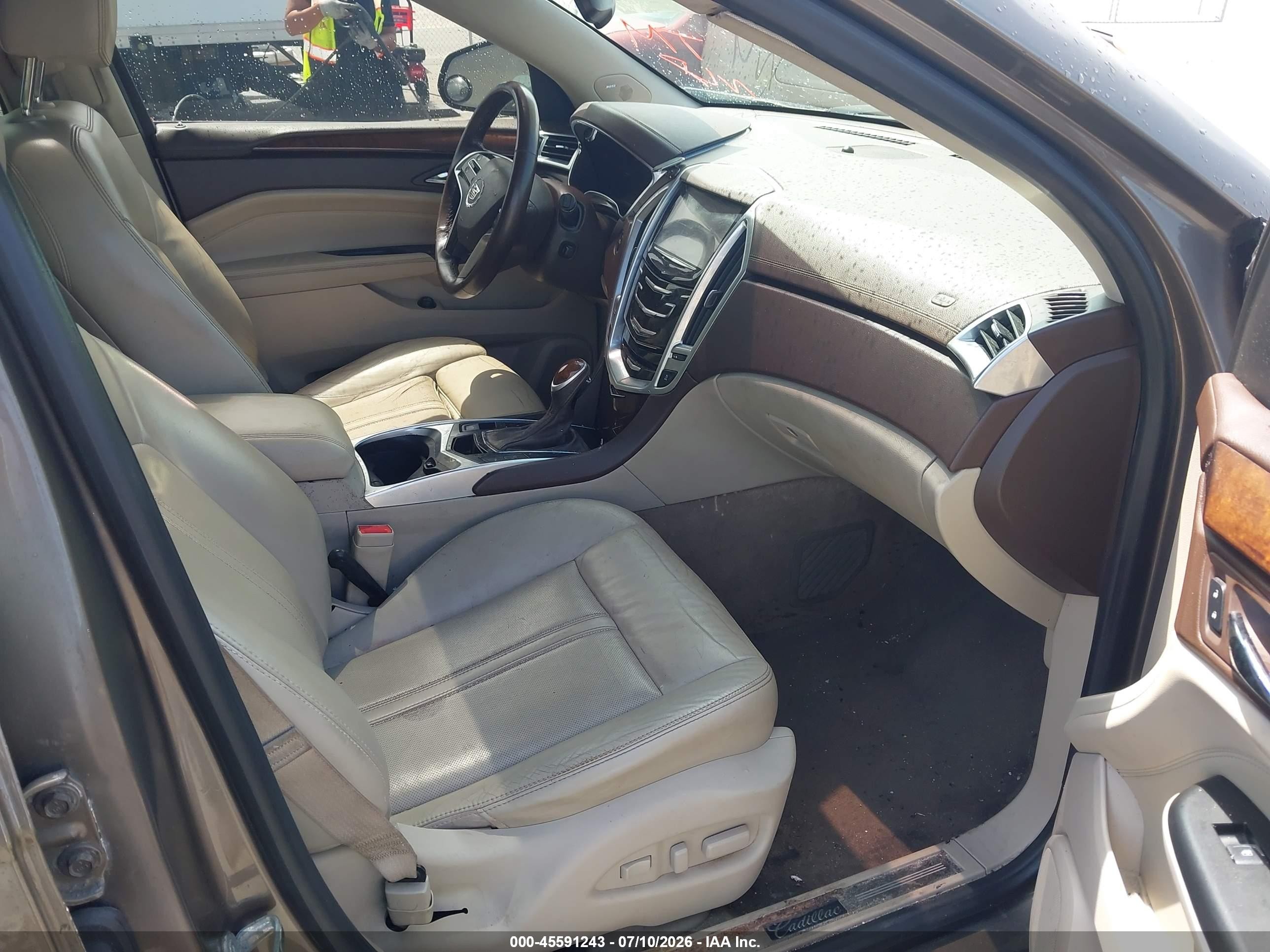 2014 Cadillac Srx Luxury Collection Tan vin: 3GYFNEE3XES587233