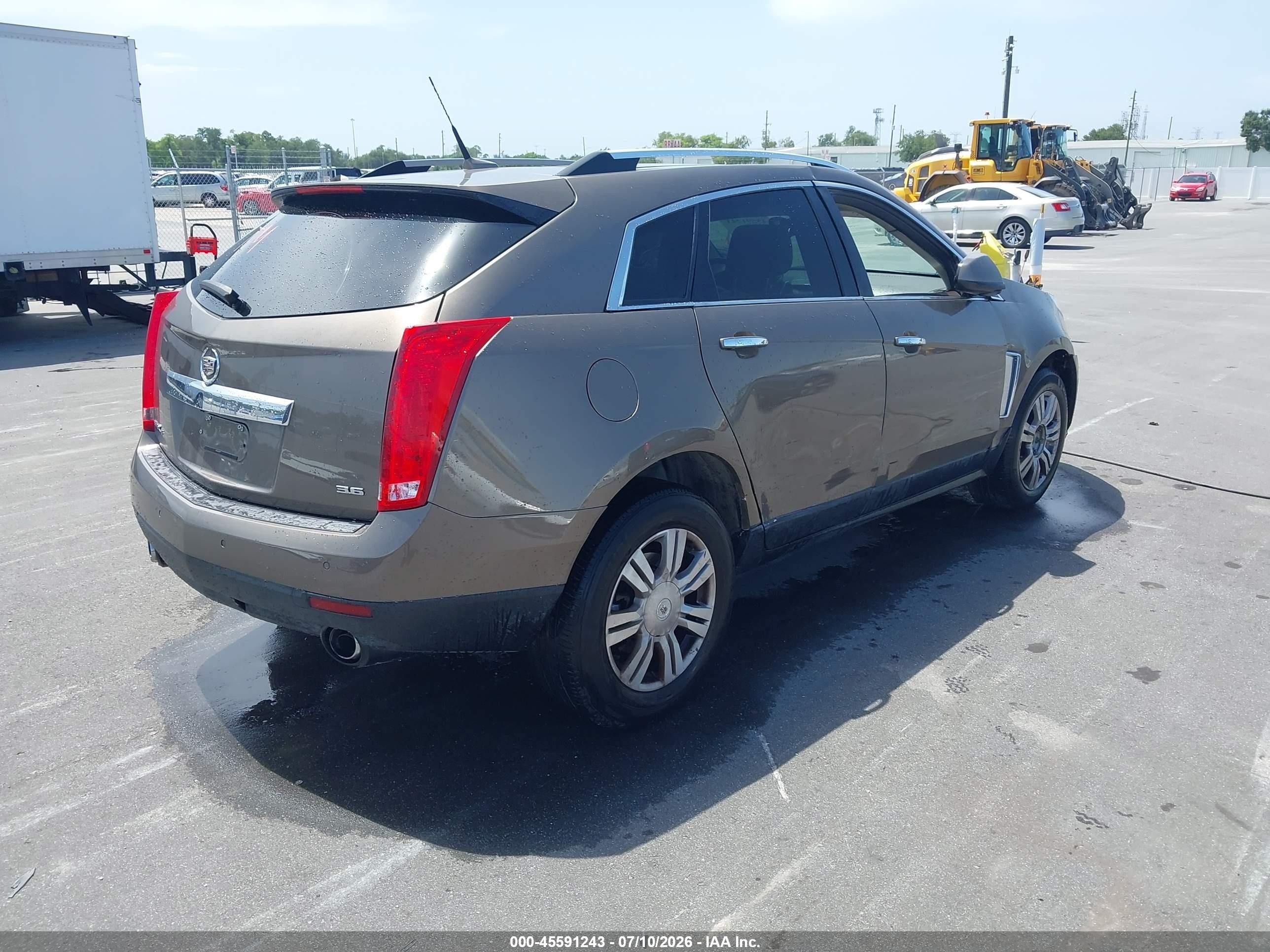 2014 Cadillac Srx Luxury Collection Tan vin: 3GYFNEE3XES587233