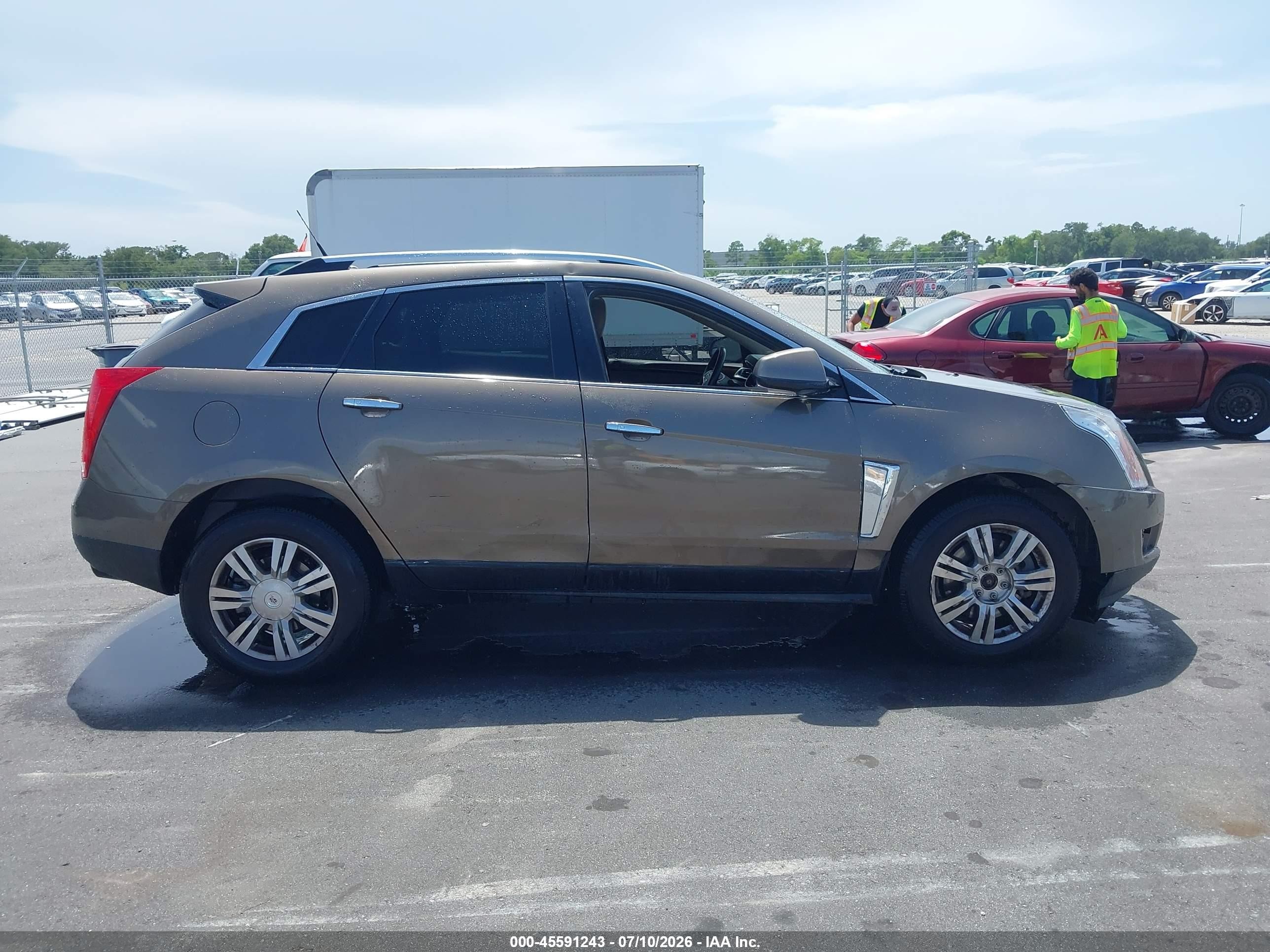 2014 Cadillac Srx Luxury Collection Tan vin: 3GYFNEE3XES587233