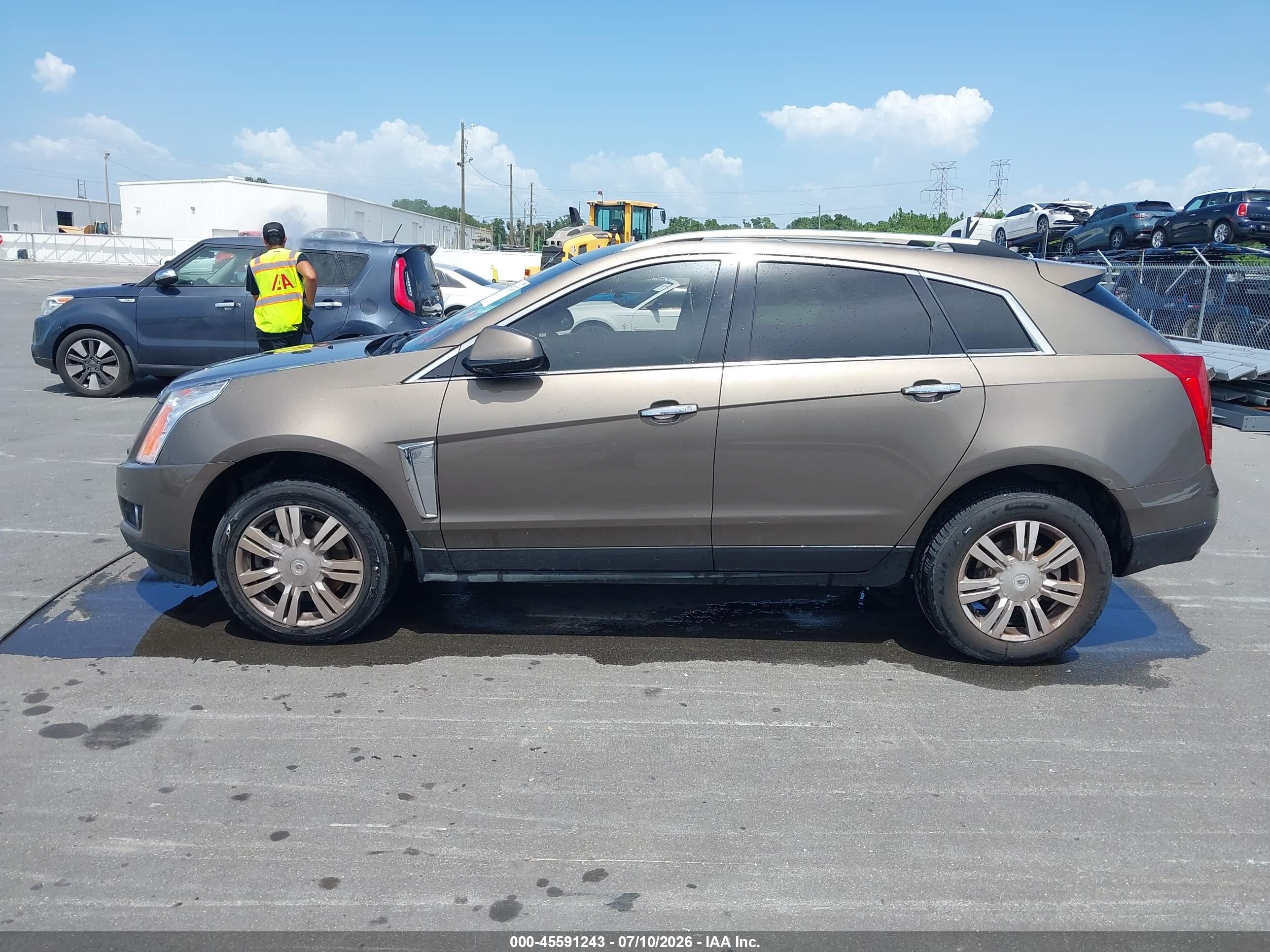2014 Cadillac Srx Luxury Collection Tan vin: 3GYFNEE3XES587233