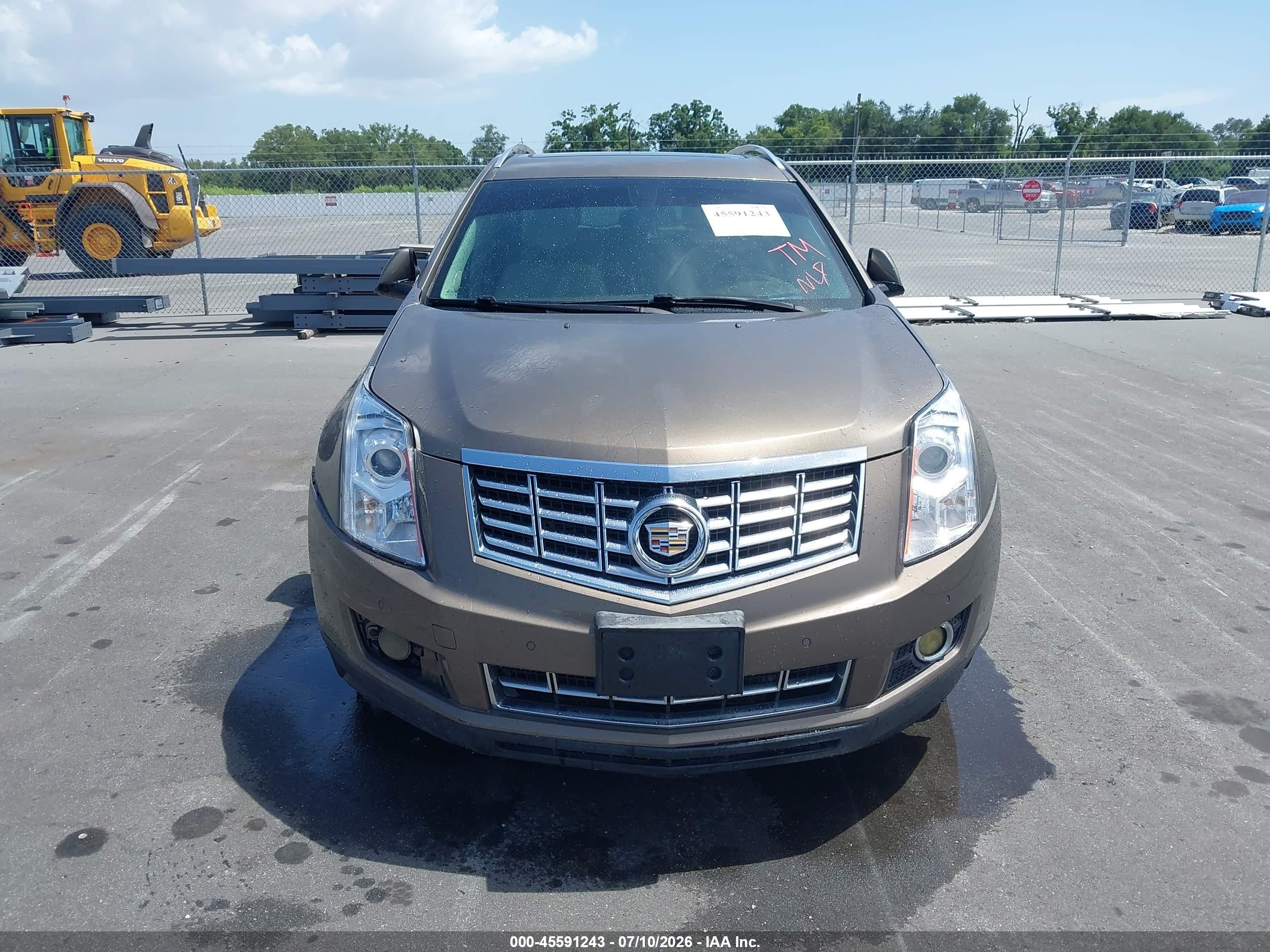 2014 Cadillac Srx Luxury Collection Tan vin: 3GYFNEE3XES587233