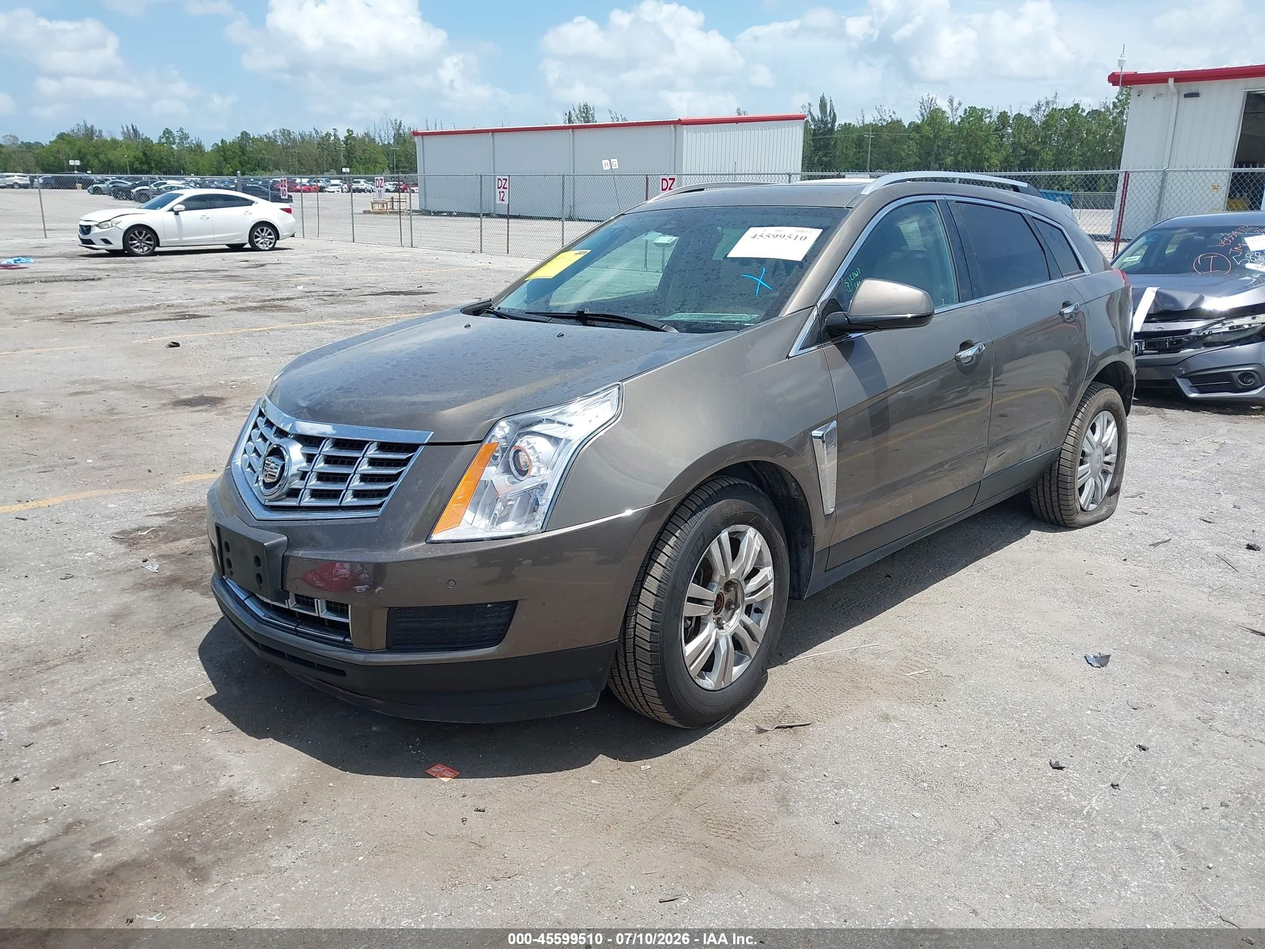 2014 Cadillac Srx Luxury Collection Коричневый vin: 3GYFNEE3XES675876